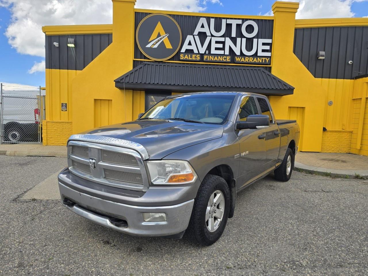 This outstanding example of a 2009 Dodge Ram 1500 ST is proudly offered by Auto Avenue. <br/> Built to handle tough jobs while delivering dependable performance, this Dodge Ram 1500 ST combines rugged capability with classic truck styling. Whether youre towing, hauling, or simply looking for a reliable daily driver, this pickup is ready to meet the challenge with confidence and strength. <br/> Equipped with four-wheel drive, this Ram 1500 provides exceptional traction, stability, and control in a variety of road and weather conditions. With just 190,792 km on the odometer, it has been well maintained and is prepared for many more miles of dependable service. <br/> Based on its excellent condition, desirable features, and proven durability, this 2009 Dodge Ram 1500 ST represents outstanding value and is sure to attract attention. If youve been searching for a capable, dependable pickup, this could be the perfect truck for you. <br/> AUTO AVENUE IS AN AMVIC LICENSED DEALERSHIP, COMMITTED TO PROVIDING EXCEPTIONAL SERVICE AND QUALITY VEHICLES WITH FLEXIBLE PAYMENT OPTIONS. <br/>