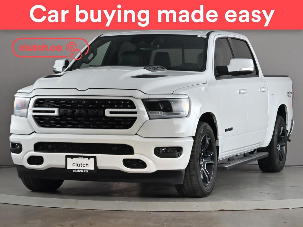 Electric Parking Brake, Brake Assist, Running Boards and more!<br> <br>Clutch is the largest online used car retailer in Canada, delivering a seamless, hassle-free car-buying experience to drivers everywhere. Shop thousands of used cars online, get the right one delivered to your door, and enjoy peace of mind with our 10-Day Money-Back Guarantee. How sweet is that? To learn more, visit clutch.ca.<br> <br>The top features for this car include:<br> <br>Auto Stop/Start<br>Electric Parking Brake<br>Brake Assist<br>Running Boards<br>Bed-Rail Protectors<br>Auto Dimming Rearview Mirror<br>Front Heated Seats<br>Ventilated Front Seats<br>Power Lumbar Support<br>Folding Rear Seats<br>Driver Seat Memory System<br>Climate Control<br>Dual Zone Front Climate Control<br>Rear Climate Vents<br>Premium Sound System<br>Speed-Sensitive Volume<br>Bluetooth Music<br>Touchscreen Display<br>GPS Navigation<br>Cruise Control<br>Integrated Garage Door Opener<br>12V Outlet<br>Hands Free Device Connectivity<br>Apple CarPlay<br>Android Auto<br>USB Input<br>Keyless Entry<br>Push Button Start<br>Passive Keyless Entry<br>Keyfob Remote Start<br>Forward Collision Mitigation<br>Heated Steering Wheel<br>Trailer Brake Controller<br>One-Touch Windows<br>Rain Sensing Wipers<br>Rear Window Defroster<br>Hill Assistance<br>Automatic High Beams<br>Rear View Camera<br>Parking Sensors<br>Rear Parking Sensors<br>Power Driver Seat<br>Ambient Lighting<br>Power Folding Exterior Mirrors<br>Power Passenger Seat<br>Rear Locking Differential<br> <br>Seamless home delivery - Delivery to your door in a matter of days. Available on select packages.<br> <br>Try it out for 10 days - If you do not like it, we will take it back. <br> <br>Quality assured - All cars go through our rigorous 210-point inspection and reconditioning process.<br> <br>Peace of mind - Warranty and protection plans available.<br> <br>Haggle-free - No haggling or hard sells.<br> <br>100% Transparency - Full inspection reports on every car, including high-res photography and a free Carfax report.<br> <br>Listed price is for cash purchase only and does not include taxes, Shipping Fees (if applicable), Delivery Fees (if applicable), government licensing fees.<br> <br>Previous Provincial Registrations:<br>Ontario<br> <br>Stock # 115334