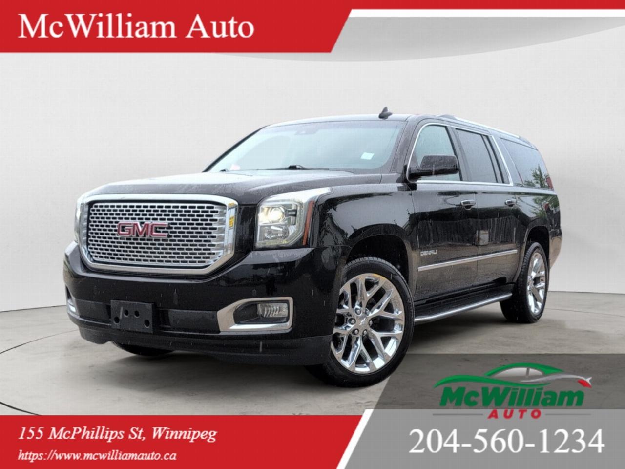 Used 2016 GMC Yukon XL Denali 4x4 l HTD & AC Seats l DVD l HUD l Bose Sound l Carplay / Android auto for sale in Winnipeg, MB