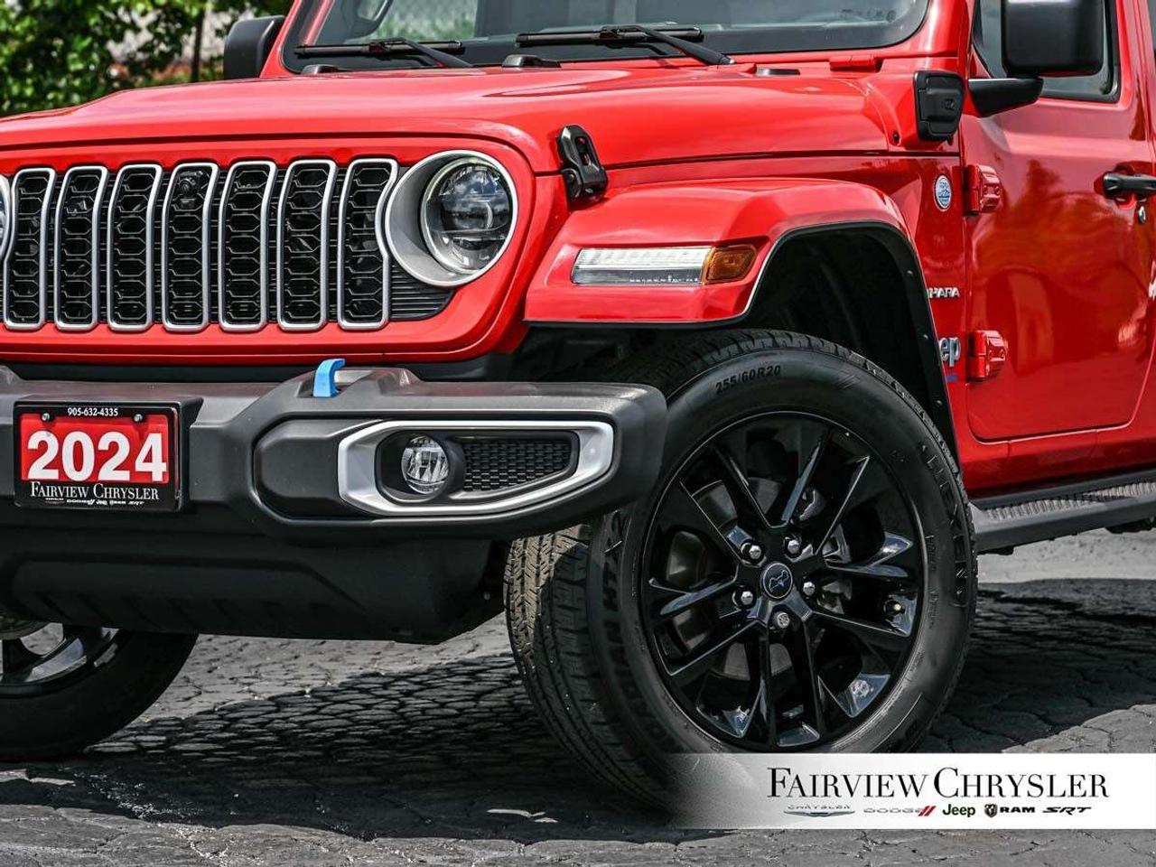 2024 Jeep Wrangler Sahara 4 Door 4x4 SKY TOP   LEATHER   BLIND SPOT   ALPINE   NAVIGATION ! Photo