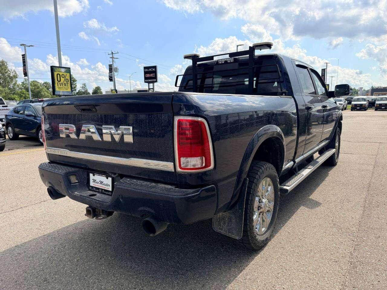 2017 RAM 3500 LARAMIE LIMITED, 6.7L DIESEL, 4X4, MEGA CAB, LEATHER, 1-OWNER, CERTIFIED AS-TRADED! Photo