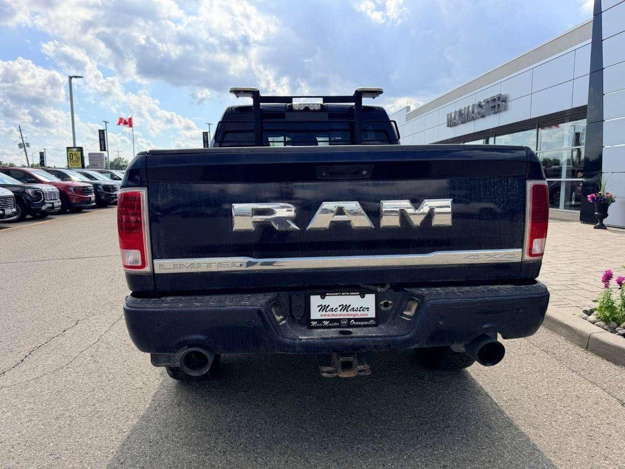 2017 RAM 3500 LARAMIE LIMITED, 6.7L DIESEL, 4X4, MEGA CAB, LEATHER, 1-OWNER, CERTIFIED AS-TRADED! Photo