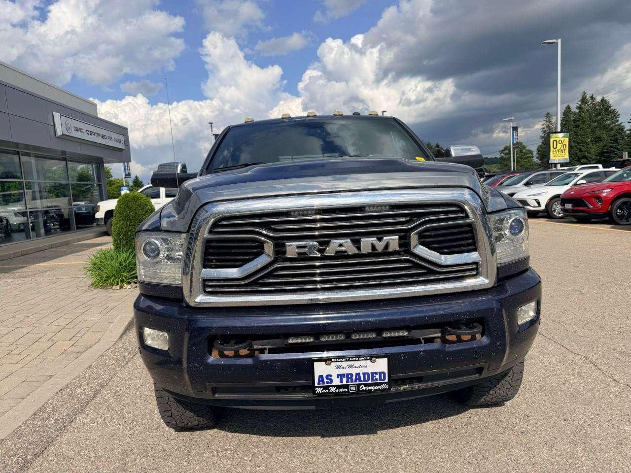 2017 RAM 3500 LARAMIE LIMITED, 6.7L DIESEL, 4X4, MEGA CAB, LEATHER, 1-OWNER, CERTIFIED AS-TRADED! Photo