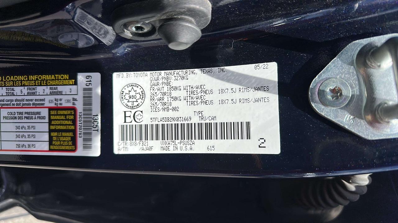 2022 Toyota Tundra SR Photo