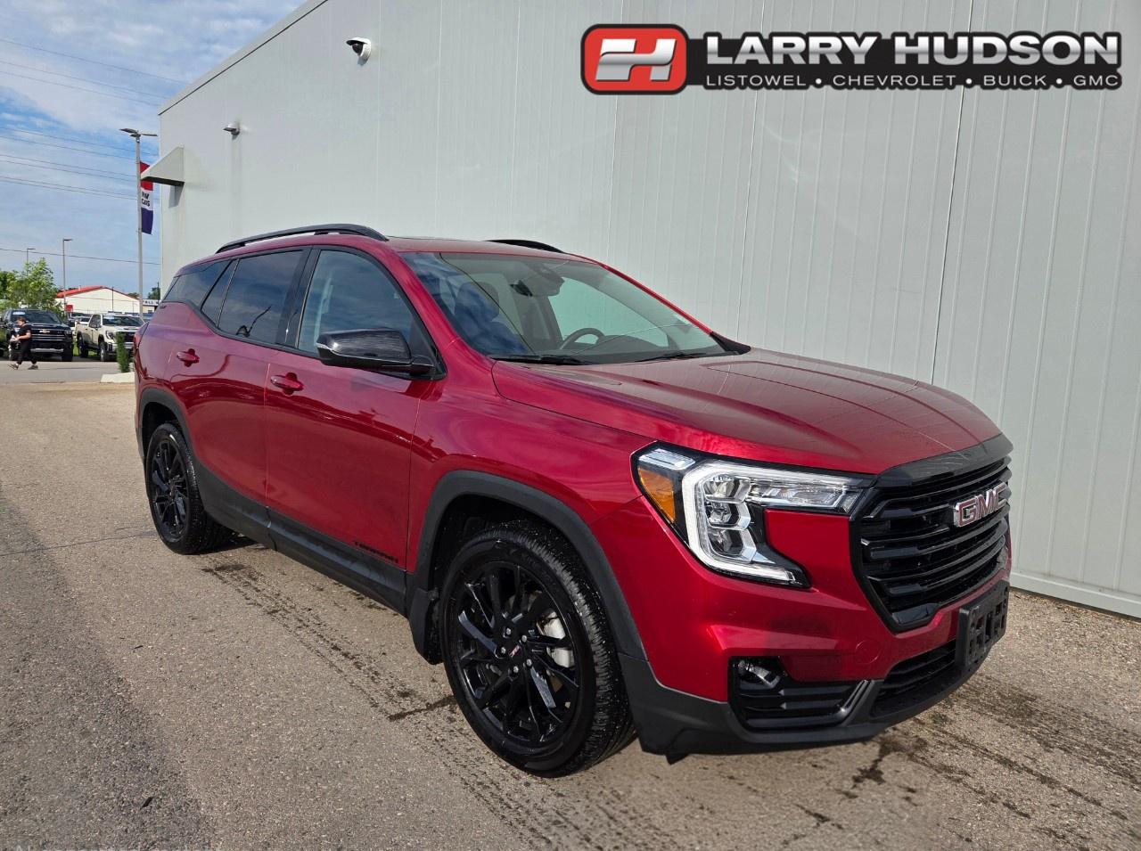 <p><strong>One Owner! </strong><span style=color:rgb( 0 , 0 , 0 )>This Terrain features a 1.5L I4 Turbo Engine, 9-Speed Automatic Transmission, Volcanic Red Tintcoat Exterior, Jet Black Leather Interior, Power Sunroof, Heated Front Seats, 8-Way Power Driver Seat, Driver Memory Settings, 6-Way Power Passenger Seat, Remote Vehicle Start, Keyless Open / Start, Engine Start/Stop, HD Rear Vision Camera, Front Pedestrian Braking, Following Distance Indicator, Forward Collision Alert, Automatic Emergency Braking, Driver Safety Alert Seat, Side Blind Zone and Rear Cross Traffic Alert, Lane Change Alert, Universal Home Remote, Heated Steering Wheel w/ Mounted Audio Controls, Adaptive Cruise Control, 8" Diagonal GMC Touchscreen Infotainment w/ Navigation, Android Auto / Apple CarPlay, Bose® Speaker System, 110V AC Power Outlet, Teen Driver Settings, Active Noise Cancelation, Automatic Dual-zone Climate Control, Hands-Free Power Liftgate, Heated Power Adjustable Outside Mirrors with Integrated Turn Signals, Black Emblems, Black Luggage Rack Side Rails, LED Headlamps / Tail Lamps, Intellibeam Headlamps, Darkened Grille, Front Fog Lamps, Engine Block Heater, 19" Gloss Black Aluminum Wheels, OnStar® Services Available, OnStar® 4G LTE Wi-Fi Hotspot Capable, SiriusXM Satellite Radio Services Available.</span></p><p><em>The Larry Hudson Group is a family run automotive organization that has enjoyed growth for over 42 years of business. We have a great selection of new inventory and what we feel are the best reconditioned used cars in Ontario. Hudsons NEED your trade. We can offer you top market value for your current vehicle. Please come and partake in a great buying experience with the Larry Hudson Group in Listowel. FREE CarFax report available with every used vehicle!</em></p>