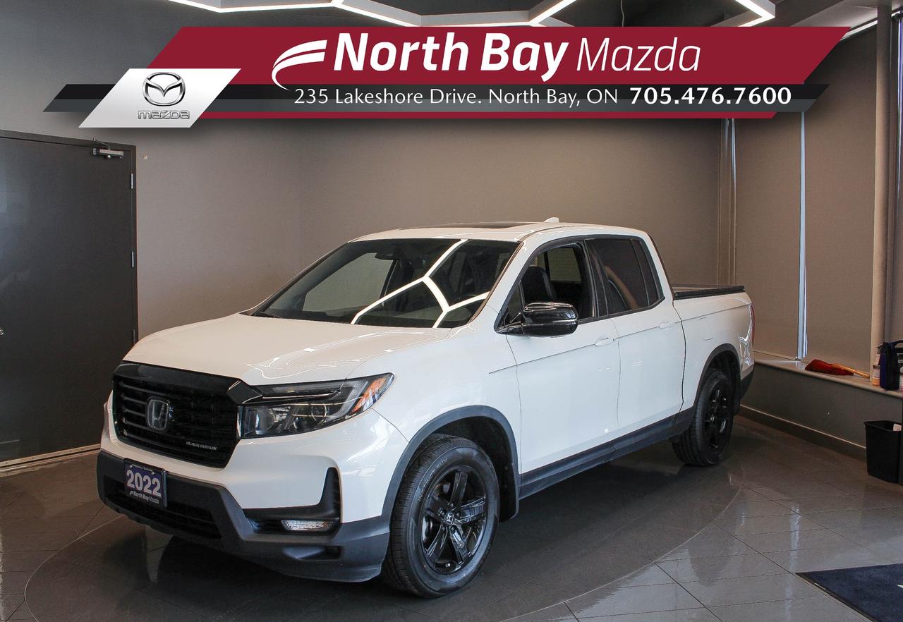 Used 2022 Honda Ridgeline Black Edition HEATED/VENTILATED SEATS - NAVIGATION - IN-BED TRUNK for sale in North Bay, ON