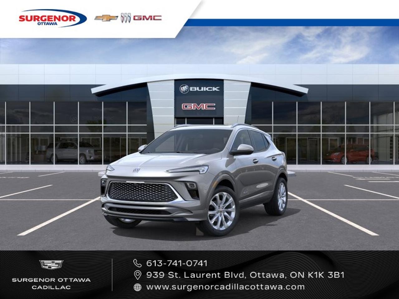 <p>Presenting the 2026 Buick Encore GX Avenir AWD in a sophisticated gray exterior, equipped with an advanced all-wheel drive system and automatic transmission. This SUV embodies exceptional handling and performance, making it an ideal choice for Canadian roads.</p><p>The Encore GX Avenir stands out with its 19" Avenir Premium Pearl Nickel Aluminum wheels and the sleek Moonstone Grey Metallic finish. Step inside to experience the luxurious ebony interior, featuring perforated leather-appointed seats, providing comfort and elegance for every journey.</p><p>Technological innovation is at the forefront with an impressive 11" diagonal HD colour touchscreen compatible with wireless Apple CarPlay and Android Auto. Enjoy superior audio quality with the Bose premium 7-speaker system. Safety is paramount with features such as HD Surround Vision, Adaptive Cruise Control, and Lane Assist for enhanced driver confidence. Notably, the Avenir Technology Package offers a Rear Camera Mirror, Wireless Charging, and Rear Park Assist for added convenience.</p><p>If you appreciate luxurious features, seamless connectivity, and top-tier safety in a premium SUV, this 2026 Buick Encore GX Avenir AWD is tailor-made for you. Contact Surgenor Chevrolet Buick GMC Cadillac to explore this stunning vehicle further.</p>