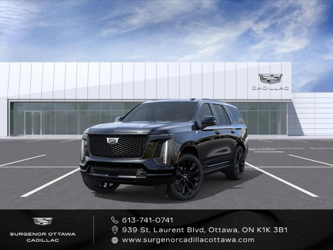 <p>Experience the epitome of luxury with the 2026 Cadillac Escalade 4WD Platinum Sport. Shrouded in a sophisticated black finish, this SUV is built for those who demand performance and elegance. Its 4×4 drivetrain ensures unparalleled handling and mastery of the roads in any condition.</p><p>Astride on impressive 24" black alloy wheels, the Escalade flaunts a bold presence. Beyond the striking exterior, the cabin welcomes you with sheer grey full semi-aniline leather seats, complete with faceted quilting and Linear Marquetry wood trim. Indulge in 16-way power-adjustable heated and cooled front bucket seats with massage, and revel in the refined combination of style and comfort.</p><p>Equipped with cutting-edge technology, this Escalade features a 55" diagonal HD curved front display as part of Cadillac's innovative infotainment system. Each drive is enhanced by automatic parking, an advanced navigation system, and the premium sound of satellite radio. Safety is paramount, with adaptive cruise control, a backup camera, lane assist, and comprehensive driver assistance systems ensuring you and your passengers travel with peace of mind.</p><p>This vehicle is ideal for those who appreciate advanced luxury and superior performance. Contact Surgenor Chevrolet Buick GMC Cadillac today to experience the impeccable style and capability of an Escalade made for discerning buyers.</p>