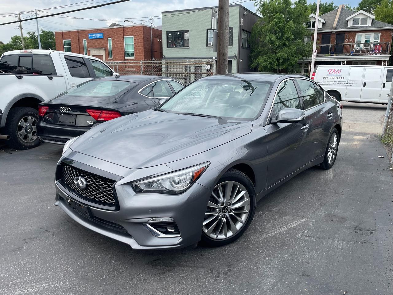Used 2021 Infiniti Q50 LUXE AWD *360 CAM, WIRELESS APPLE  &ANDROIDCARPLAY for sale in Hamilton, ON
