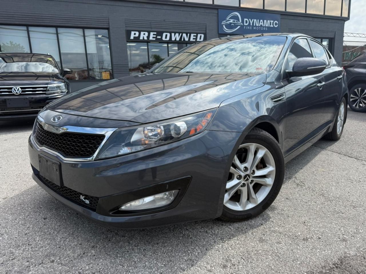 Beautiful 2012 Kia Optima with CLEAN CARFAX and SERVICE HISTORY, equipped with sunroof, leather seats, rear camera, and so much more!!<br><br>Tax and Licensing Fees are EXTRA!<br>This vehicle can be certified for an additional $899.  <br>If not Certified, then as per OMVIC Regulations the vehicle is deemed un-fit, not drivable and not Certified.<br><br>Visit us at 5161 STEELES AVE W, NORTH YORK for a test drive!<br>We are open MONDAY-SATURDAY<br>See our full inventory at dynamicfinemotors.ca
