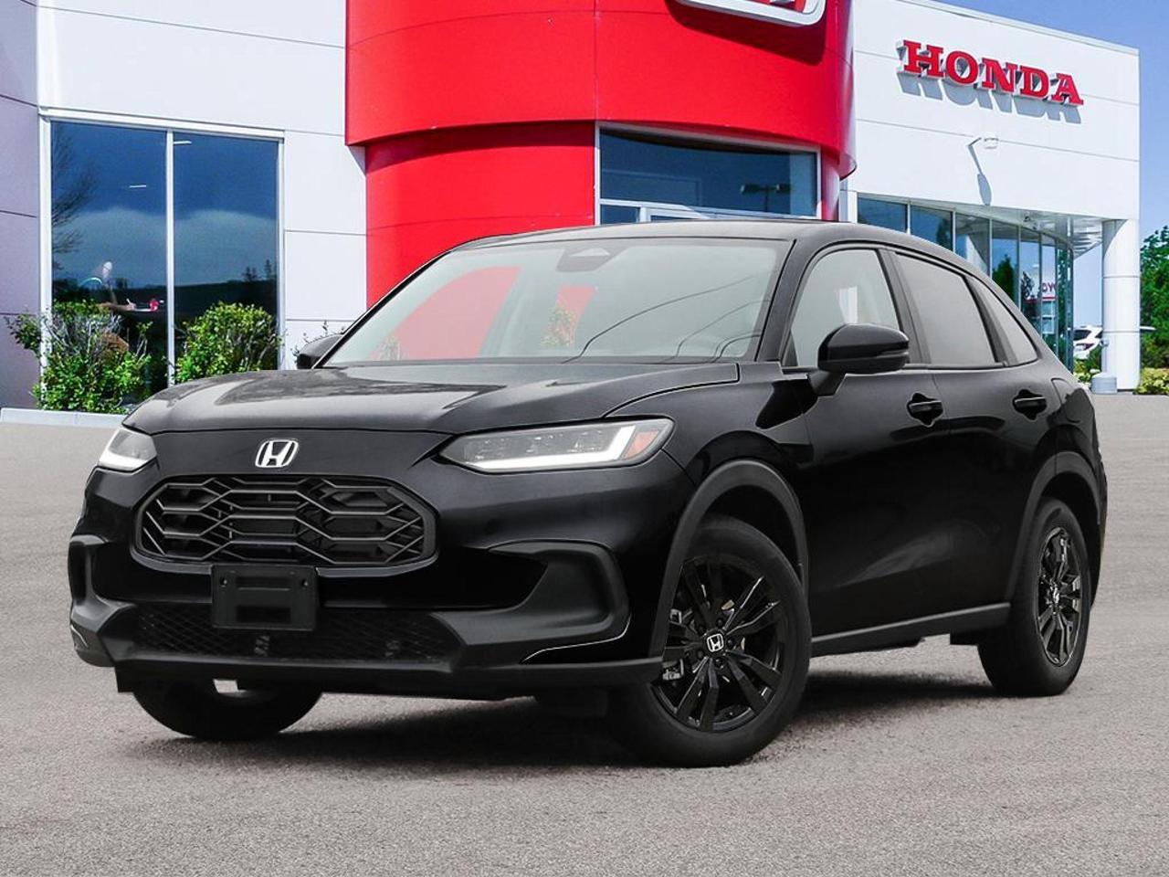 The 2027 Honda HR-V Sport in Phantom Black is a compact SUV that punches well above its class. Equipped with AWD, a suite of Honda Sensing safety tech, and heated front seats with adaptive cruise control, this HR-V Sport is genuinely well-equipped for drivers who want capability and confidence in a nimble, stylish package.

Key Highlights:
- All-Wheel Drive (AWD) with CVT featuring Eco, Normal, and Snow drive modes  built for year-round Manitoba driving
- Adaptive Cruise Control (ACC) with Low-Speed Follow and Traffic Jam Assist for relaxed highway commuting
- Heated Front Bucket Seats with manual height adjustment for driver comfort
- Blind Spot Information (BSI) System and Cross Traffic Monitor for added peace of mind in traffic
- Driver Monitoring Alert and Collision Mitigation-Front  Honda Sensing at its most comprehensive
- 18 Gloss Black Alloy Wheels paired with a blacked-out exterior for a sharp, cohesive look
- Automatic Full-Time AWD with Brake Actuated Limited Slip Differential for confident traction control
- Automatic Air Conditioning and a leather-wrapped tilt/telescoping steering wheel for a refined interior feel

This HR-V Sport is brand new with just 20 km on the odometer  available now at Birchwood Honda West. Visit us at birchwoodhondawest.ca to reserve this vehicle, start your purchase online, or book a test drive at a time that works for you. Our team is here to make the process straightforward and pressure-free  reach out with any questions anytime.
New Vehicle Disclaimer

Disclaimer: The information provided on this vehicle is for general informational purposes only. While we strive to ensure accuracy, vehicle pricing, specifications, and availability are subject to change without notice. Manufacturers Suggested Retail Price (MSRP) may not reflect actual sales price. Additional fees such as taxes, title, registration, and dealership documentation fees may apply.

All new vehicles come with the manufacturers standard warranty unless otherwise specified. Vehicle images are for illustrative purposes only and may not represent the exact model or trim level. Please contact the dealership directly for the most current information, availability, and details.


We are located in the Birchwood Auto Park, at Portage Ave West and the Perimeter.

Experience Honda and book your appointment today at 204-888-2277.

Dealer Permit# 5266
Dealer permit #5266