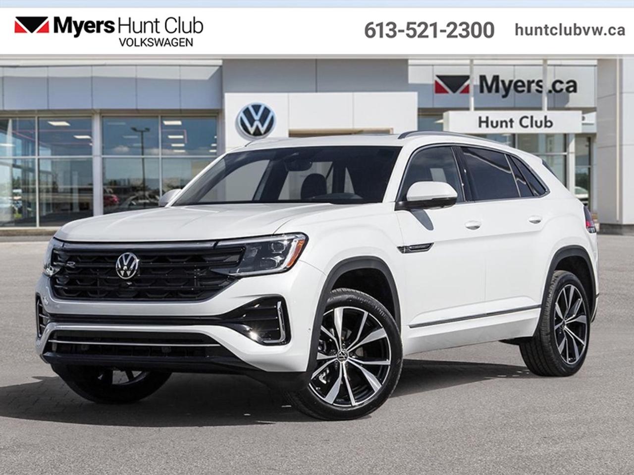 <b>Massaging Seats,  Sunroof,  Navigation,  360 Camera,  Leather Seats!</b><br> <br> The 2026 Volkswagen Atlas Cross Sport delivers the right mix of two-row comfort, bold SUV styling and practical capability in one refined package.<br> <br>From the outside, the Atlas Cross Sport showcases a bold two-row SUV silhouette, sculpted lines and a commanding stance that merge style with presence. Inside, the cabin offers premium materials, intuitive connectivity and comfortable seating designed with both driver and passengers in mind. With its thoughtful design, smart features and Volkswagens dedication to quality, the Atlas Cross Sport presents itself as a versatile and well-rounded choice in the midsize SUV segment.<br> <br>This Oryx White Pearl SUV has an Automatic transmission and is powered by a 269HP 2.0L 4 Cylinder Engine. <br> <br> Our Atlas Cross Sports trim level is Execline. This trim rewards you with a panoramic sunroof, an aerial view camera system, and a 10-speaker harman/kardon audio system. Other standard features include ventilated and heated front seats with massage function, heated rear seats, leather upholstery, a heated steering wheel, adaptive cruise control, Car-Net 4G LTE, remote engine start, a power liftgate for rear cargo access, and a 12-inch infotainment screen with inbuilt navigation, Apple CarPlay and Android Auto. Safety features also include lane keep assist with lane departure warning, collision mitigation, blind spot alert, front and rear parking sensors, and forward collision mitigation. This vehicle has been upgraded with the following features: Massaging Seats, Sunroof, Navigation, 360 Camera, Leather Seats, Premium Audio, Cooled Seats.<br><br> <br>To apply right now for financing use this link: <a href=https://www.huntclubvw.ca/financing-request/ target=_blank>https://www.huntclubvw.ca/financing-request/</a><br> <br/>Cash Purchase Incentive Incentives expire 2026-08-31. See dealer for details. <br><br>At Myers Hunt Club Volkswagen, our focus is customers like you. Our dedicated service, parts, and sales team are here to make your automotive experience a special one. We are very proud of our achievements and awards over the last 25 years and are committed to providing the same great service to our present and future customers. If youre looking for a vehicle, Myers Hunt Club Volkswagen is your destination for new, used, and certified pre-owned Volkswagen vehicles as well as other makes and models. Whatever your needs, we can help you here at Myers Hunt Club Volkswagen. </br><br> Come by and check out our fleet of 40+ used cars and trucks and 120+ new cars and trucks for sale in Gloucester.  o~o