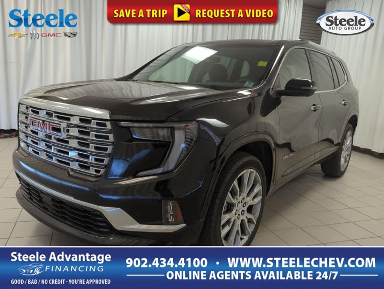 The 2026 GMC Acadia Denali brings premium style, confident capability, and modern utility together in one refined SUV. Finished in Black with a matching Black interior, this four-door Acadia Denali offers a bold road presence for drivers in Dartmouth who want comfort, space, and strong everyday versatility.Powered by a 2.5L gas engine with dual overhead cam design and paired with an automatic transmission, the 2026 GMC Acadia Denali delivers smooth response for daily travel and longer highway drives. All-wheel drive adds extra confidence in changing Atlantic Canadian weather, helping this SUV feel composed in rain, slush, and snow.FEATURES OF THE Acadia DenaliPremium Denali design with upscale detailingBlack exterior creates a bold appearanceAutomatic transmission supports smooth daily drivingAll-wheel drive adds year-round confidenceADVANCED SAFETY FEATURESAdvanced driver assist technology helps awarenessFour-door design supports easy passenger accessAll-wheel drive improves traction on roadsStrong body structure supports occupant securityPERFORMANCE AND EFFICIENCY2.5L gas engine delivers solid powerDual overhead cam supports smooth operationAutomatic transmission offers easy shifting responseAll-wheel drive enhances control year-roundCOMFORT AND CONVENIENCESpacious cabin supports family travel comfortFour doors allow easy daily entryBlack interior creates a refined atmospherePremium SUV layout suits busy lifestylesTECHNOLOGY AND CONNECTIVITYClear driver information supports easier monitoringModern controls help simplify daily operationAutomatic transmission reduces driving effort greatlyPractical cabin layout keeps essentials nearbyCARGO SPACESUV design offers flexible hauling utilityRear cargo area supports daily errandsUseful storage space suits road tripsCabin layout helps carry passengers comfortablyWHAT OTHER OWNERS LIKESmooth power delivery during daily drivingConfident all-wheel drive in poor weatherPremium Denali look and feelSpacious interior for people and gearThe 2026 GMC Acadia Denali is designed for drivers who want a premium three-row SUV feel with the confidence to handle busy family life, commuting, and weekend travel. Its Black exterior gives it a clean, upscale look, while the Black interior adds a polished and modern atmosphere that suits both professional and personal use.This GMC stands out with a balanced combination of comfort and capability. The automatic transmission helps make stop-and-go traffic easier to manage, while the all-wheel drive system is a welcome feature for Canadian roads and seasonal conditions. Whether you are heading across town or out on the highway, this SUV is built to feel steady and composed.Under the hood, the 2.5L gas engine is matched to a dual overhead cam setup for responsive performance and smooth operation. This configuration helps the Acadia Denali feel ready for passing, merging, and carrying passengers with confidence. It is a practical powertrain choice for drivers who want everyday strength without giving up refinement.Inside, the cabin is arranged to support comfort and convenience for both driver and passengers. The four-door layout makes access simple, and the SUV body style gives you the flexibility needed for shopping, sports gear, luggage, and family use. This is the kind of vehicle that adapts well to changing plans and busy schedules.For shoppers visiting Steele Chevrolet Buick GMC in Dartmouth, this 2026 GMC Acadia Denali offers the premium appeal, useful space, and confident all-weather traction many drivers want in a modern SUV. It is refined, capable, and ready to elevate daily driving with a strong mix of style and function.This 2026 GMC Acadia Denalis VIN is: 1GKENRKS1TJ384867 .