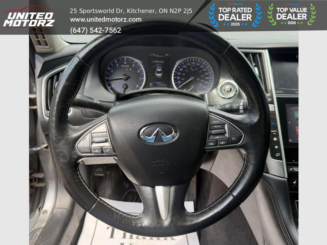 2017 Infiniti Q50 4 dr AWD 2.0L ~SAFETY CERTIFIED~ Photo