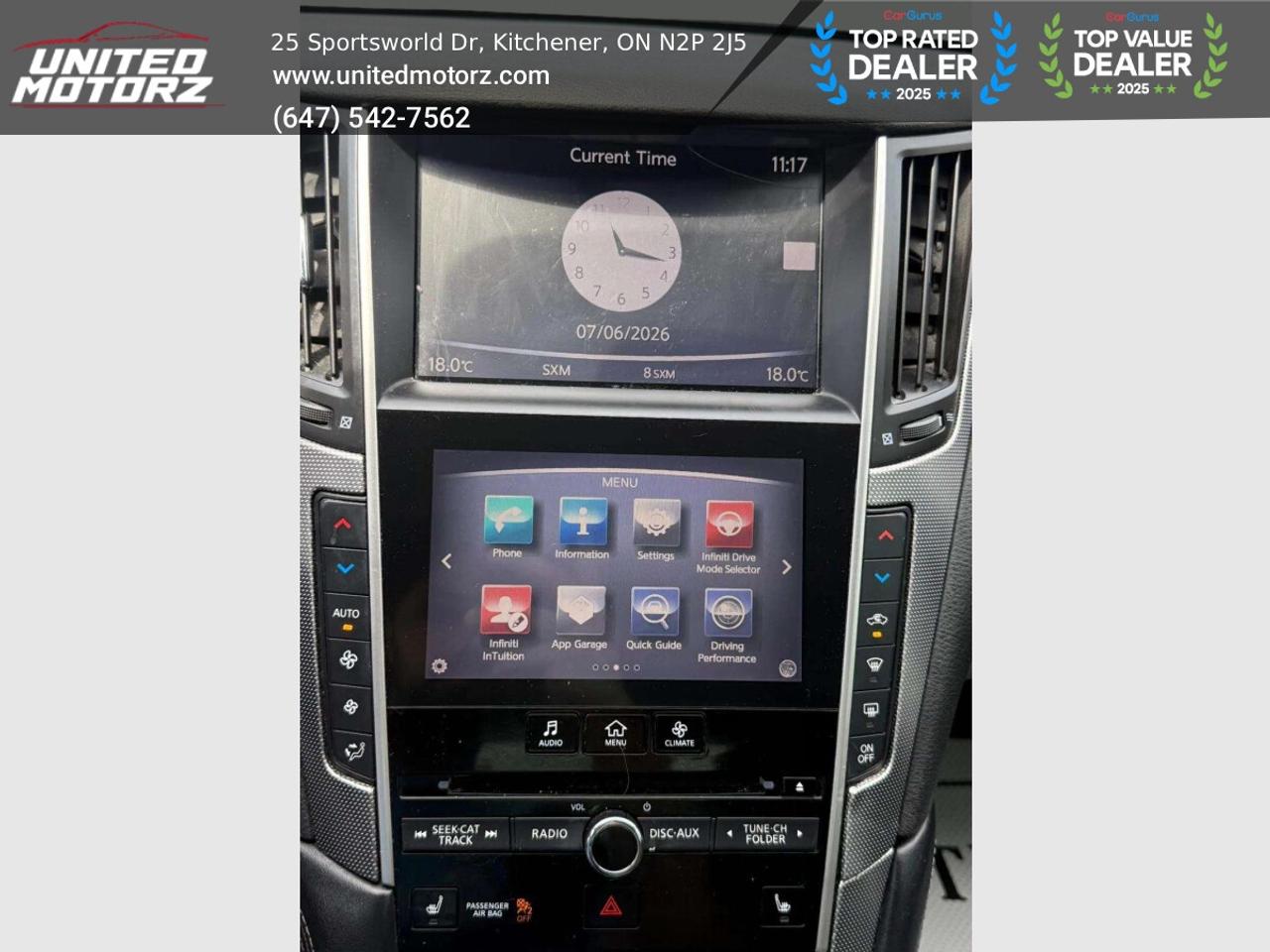 2017 Infiniti Q50 4 dr AWD 2.0L ~SAFETY CERTIFIED~ Photo