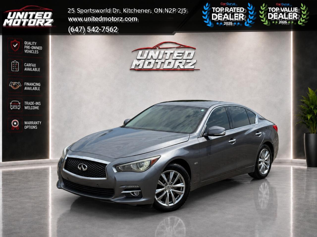 2017 Infiniti Q50 4 dr AWD 2.0L ~SAFETY CERTIFIED~ Photo0