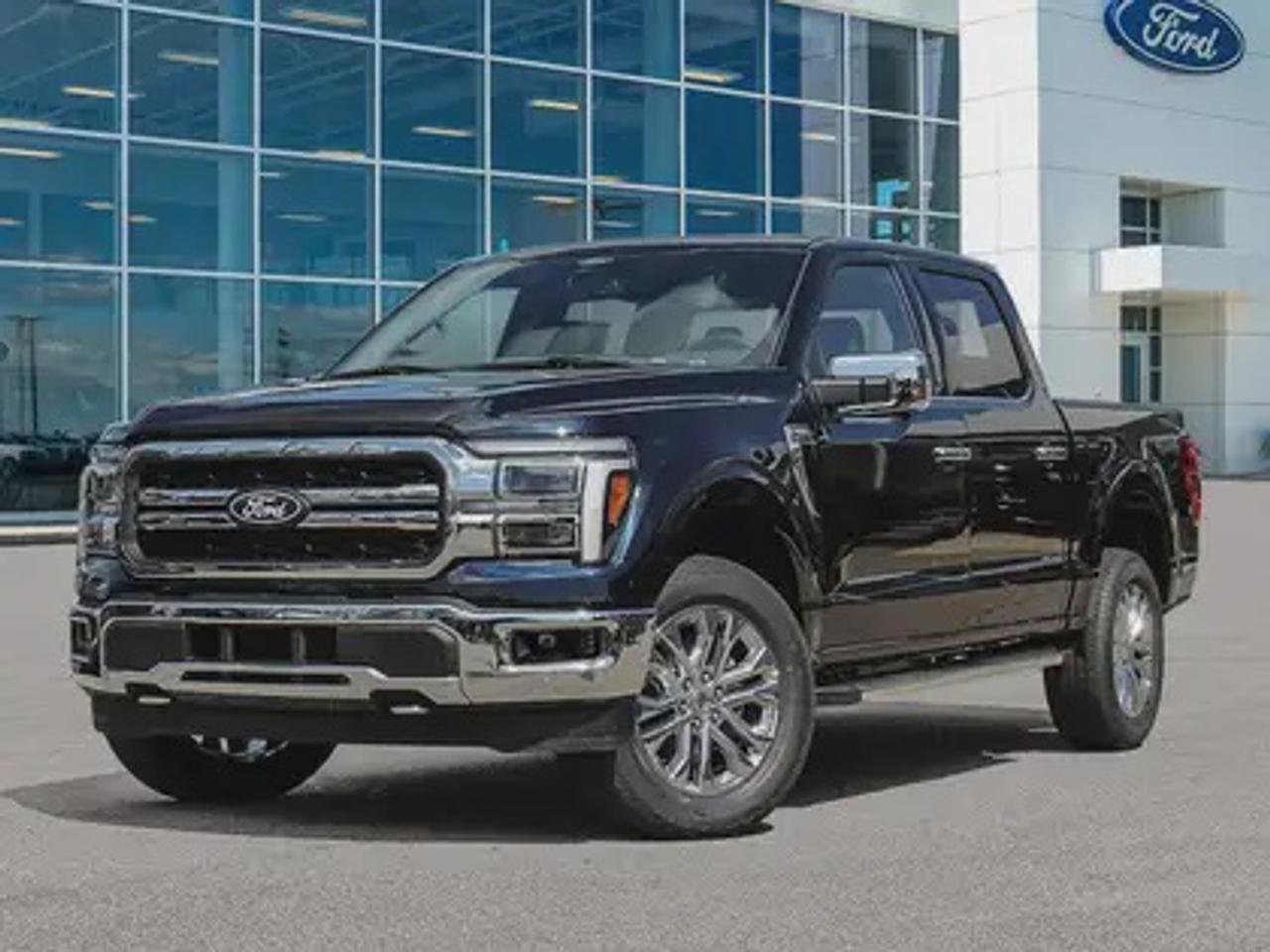 The all-new 2026 Ford F-150 Lariat 502A looks absolutely stunning in Antimatter Blue Metallic. This pickup comes with the 3.5L EcoBoost engine. This remarkable engine not only produces 400 horsepower and 500 ft-lbs of torque, but by leveraging this advanced technology and a 10-speed automatic transmission, this truck is rated to get 12.3L/100km (23 miles per gallon) combined highway/city fuel economy. 

Key Features:
Ford Co-Pilot360 Assist 2.0
Adaptive Cruise Control
360-Degreee Camera
Lane Centering Assist
Evasive Steering Assist
Front Parking Sensors
14 Speaker B&O Sound System
Connected Navigation
Remote Start System
Universal Garage Door Opener
Heated Steering Wheel
Memory Driver Seat
Heated And Ventilated Front Seats
Heated Rear Seats
Trailer Brake Controller 
Bed Utility Package
TOW/HAUL Package 

Saskatchewan has a challenging climate and driving conditions, but let that stress melt away with the 2026 F-150 Lariat, a tough truck that leverages physical features and technology to keep your family safe. This specific unit is loaded with features, including power windows, power locks, dual-zone electronic automatic temperature control, 10-way power drivers seat with memory, wrapped steering wheel, zone lighting, cruise control, dynamic brake support, outside temperature display, hill start assist, perimeter alarm system, four-wheel drive, and so much more.

Moose Jaw Ford, conveniently located at 1010 North Service Road in Moose Jaw, is your trusted destination for all your automotive needs. With an impressive 4.8-star Google rating from nearly 1,500 reviews, we are proud to deliver an exceptional vehicle-buying experience tailored just for you. Our Moose Jaw Motives set us apart, offering unbeatable value like half-priced oil changes for life on pre-owned vehicles, one year of key and remote protection, and one year of tire and rim protection. Enjoy peace of mind with every purchase. At Moose Jaw Ford, were committed to driving positive change in our community by combining exceptional service, high-quality vehicles, and a guest-first approach. Visit us today!