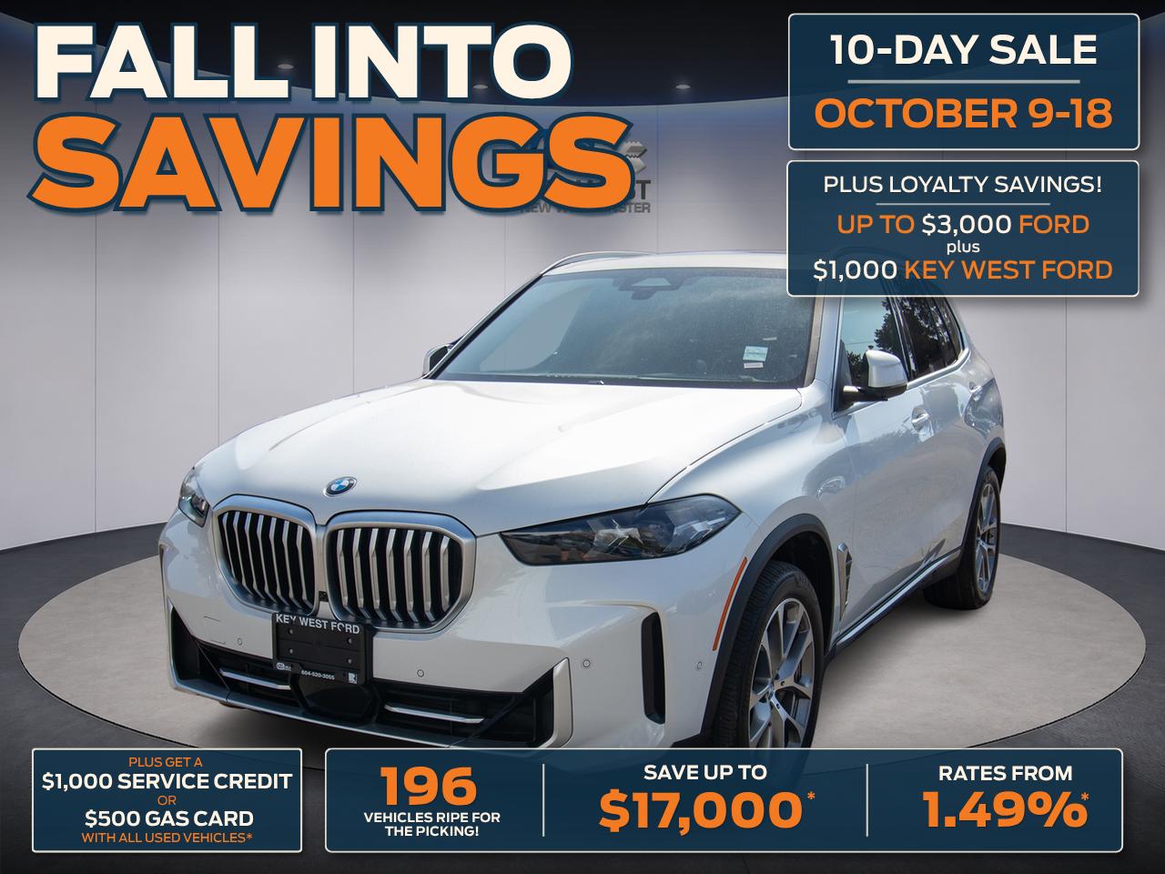 White 2024 BMW X5 SUV / Crossover All-Wheel Drive Automatic