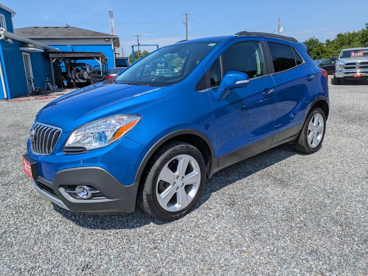 <p>Looking for a stylish and versatile SUV thats perfect for navigating Canadian roads, no matter the season? Come on down to Ricks Auto Sales and check out this fantastic used 2015 Buick Encore AWD 4dr Leather! This eye-catching blue beauty boasts a sleek design and a comfortable black leather interior, making every drive a pleasure. With its dependable 1.4L 4-cylinder engine and smooth automatic transmission, youll enjoy a responsive and efficient ride. Whether youre commuting to work, running errands around town, or heading out for a weekend adventure, this Encore is ready to go.</p><p>This particular 2015 Buick Encore has only seen 51,223km of pavement, meaning it has plenty of life left to offer its next owner. The All-Wheel Drive system provides confidence and stability, giving you peace of mind during those unpredictable Canadian weather conditions. Its compact SUV/crossover body style offers a great balance of maneuverability and practicality, fitting easily into city parking while still providing ample space for passengers and cargo. This Encore is more than just a vehicle; its a smart choice for those seeking a premium feel without compromise.</p><p>Here are 5 features that really make this 2015 Buick Encore AWD 4dr Leather shine:</p><ul><li><strong>All-Wheel Drive Confidence:</strong> Conquer any road condition with the intelligent AWD system, ensuring superior traction and stability whether its rain, snow, or shine.</li><li><strong>Luxurious Leather Interior:</strong> Sink into the premium black leather seats, offering unmatched comfort and a sophisticated feel for every journey.</li><li><strong>Buicks Signature QuietRide Technology:</strong> Experience a remarkably serene cabin, thanks to Buicks renowned sound-deadening engineering, allowing for relaxed conversations and an enjoyable drive.</li><li><strong>Smooth and Efficient 1.4L Turbocharged Engine:</strong> Enjoy a peppy yet fuel-conscious performance thats perfect for both city driving and highway cruising.</li><li><strong>Spacious and Versatile Crossover Design:</strong> The smart SUV/crossover layout provides excellent visibility and flexible cargo space, making it ideal for everything from daily commutes to weekend getaways.</li><li><strong>ONE OWNER</strong></li></ul><p><strong><em>Powered by AutoIntelligence&trade;</em></strong></p><p>Vehicle information has been generated using artificial intelligence and is provided for informational purposes only. While efforts are made to ensure accuracy, please confirm all details directly with the dealer.</p><p style=margin: 0in;><strong><span lang=EN-CA style=font-size: 18.0pt; font-family: Segoe UI Emoji,sans-serif; mso-ascii-font-family: system-ui; mso-hansi-font-family: system-ui; color: #080809; mso-char-type: symbol-ext; mso-symbol-font-family: Segoe UI Emoji;>💥</span></strong><strong><span lang=EN-CA style=font-size: 18.0pt; font-family: system-ui,serif; color: #080809;>Why pay more?<span style=mso-spacerun: yes;>&nbsp; </span>At Rick&rsquo;s Auto Sales, Cash or Finance = SAME PRICE.<span style=mso-spacerun: yes;>&nbsp; </span>Don&rsquo;t fall victim to dealer gimmicks&hellip; come to Rick&rsquo;s Auto Sales for transparent &ldquo;ALL IN&rdquo; pricing with no surprises&hellip; just grab your keys & skip the fees! </span></strong></p><p style=margin: 0in;><strong><span lang=EN-CA style=font-size: 18.0pt; font-family: system-ui,serif; color: #080809;>&nbsp;</span></strong></p><p style=margin: 0in;><strong><span lang=EN-CA style=font-size: 18.0pt; font-family: system-ui,serif; color: #080809;><span style=mso-spacerun: yes;>&nbsp;</span>We service what we sell!&nbsp; The purchase price INCLUDES Certification with a 30-day/1500 km warranty covering any mechanical issues.&nbsp; Vehicles come standard with ONE key (if we receive more than ONE key, we will include it).&nbsp; Options to purchase additional warranty and Corrosion-Free rustproofing are also available.&nbsp; Financing is available on qualifying vehicles.</span></strong></p><p style=margin: 0in;><strong><span lang=EN-CA style=font-size: 18.0pt; font-family: system-ui,serif; color: #080809;>This is your Hometown Pre-Owned Sales Centre.&nbsp; As an Independently Owned and Operated Automotive Centre for over 20 years, we know our customers are the core of our business.&nbsp; We pride ourselves on providing our customers with heartfelt service. Honesty and Integrity are our mottos.</span></strong></p><p style=margin: 0in;><strong><span lang=EN-CA style=font-size: 18.0pt; font-family: system-ui,serif; color: #080809;><span style=mso-spacerun: yes;>&nbsp;</span></span></strong></p><p style=margin: 0in;><strong><span lang=EN-CA style=font-size: 18.0pt; font-family: system-ui,serif; color: #080809;>Servicing the entire Niagara Region and beyond!&nbsp; **CHECK OUT OUR REVIEWS AND OUR FACEBOOK PAGE**</span></strong></p><p style=margin: 0in;><strong><span lang=EN-CA style=font-size: 18.0pt; font-family: system-ui,serif; color: #080809;>Book an appointment or stop in for a test drive TODAY, you won&rsquo;t be disappointed!</span></strong></p><p style=margin: 0in;><strong><span lang=EN-CA style=font-size: 18.0pt; font-family: system-ui,serif; color: #080809;>Rick&rsquo;s Auto Sales (UCDA MEMBER) BUY WITH CONFIDENCE</span></strong></p>