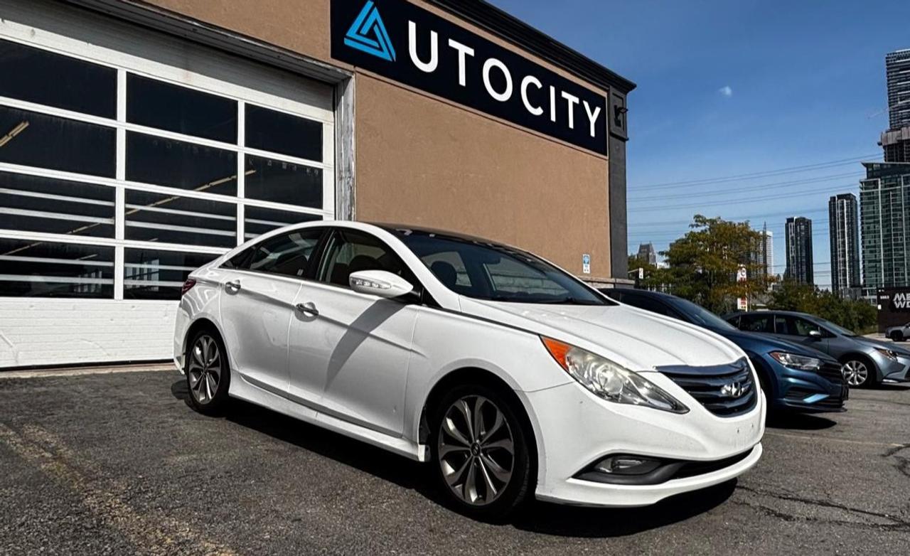 White 2014 Hyundai Sonata Sedan Front-Wheel Drive Automatic