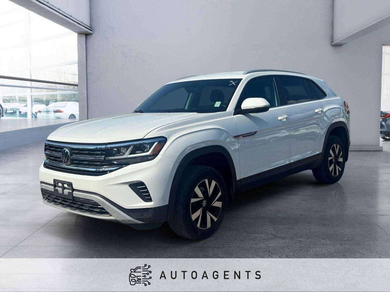 <p>Finished in elegant White, this 2020 Volkswagen Atlas Cross Sport Comfortline 4MOTION delivers the perfect balance of bold styling, premium comfort, and confident all-weather capability. Powered by a responsive <strong>2.0L Turbocharged TSI 4-cylinder gasoline engine</strong> paired with an <strong>8-speed automatic transmission with Tiptronic</strong> and Volkswagens advanced <strong>4MOTION All-Wheel Drive system</strong>, this midsize SUV offers impressive performance, versatility, and everyday practicality. The Atlas Cross Sport Comfortline is designed to provide a refined driving experience with the space, technology, and confidence you need for every journey.</p><p><strong>Key Features:</strong></p><ul data-spread=false><li>2.0L Turbocharged TSI 4-Cylinder Gasoline Engine</li><li>8-Speed Automatic Transmission with Tiptronic</li><li>4MOTION All-Wheel Drive (AWD)</li><li>Drive Mode Selection</li><li>Engine Start/Stop System</li><li>18-Inch Alloy Wheels</li><li>LED Headlights with LED Daytime Running Lights</li><li>LED Tail Lights</li><li>Heated Power Exterior Mirrors</li><li>Silver Roof Rails</li><li>Rear Privacy Glass</li><li>Power Liftgate</li><li>Aftermarket shifter knob </li><li>Aftermarket levelling kit </li></ul><p><strong>Interior & Comfort</strong></p><ul data-spread=false><li>V-Tex Leatherette Seating Surfaces</li><li>Heated Front Seats</li><li>10-Way Power Drivers Seat with Power Lumbar Support</li><li>Heated Leather-Wrapped Multi-Function Steering Wheel</li><li>Dual-Zone Climatronic Automatic Climate Control</li><li>Keyless Access with Push-Button Start</li><li>Remote Keyless Entry</li><li>60/40 Split-Folding Rear Seats</li><li>Spacious Cargo Area with Adjustable Storage</li><li>Front & Rear USB Connectivity</li></ul><p><strong>Technology & Safety</strong></p><ul data-spread=false><li>8-Inch Touchscreen Infotainment System</li><li>Apple CarPlay</li><li>Android Auto</li><li>Bluetooth Hands-Free Connectivity</li><li>Rearview Backup Camera</li><li>Blind Spot Monitor</li><li>Front & Rear Parking Sensors</li></ul><p>Combining Volkswagens German engineering, premium Comfortline features, and capable 4MOTION All-Wheel Drive performance, this 2020 Atlas Cross Sport is the ideal SUV for families, commuters, and drivers looking for style, comfort, and confidence in every season. <span>Dont miss your opportunity to own this exceptional vehicle! Come by today for a test drive and experience the performance, comfort, and features for yourself. Meet with one of our friendly and knowledgeable sales professionals, who will be happy to answer your questions and help you find the perfect vehicle. </span><span>We offer competitive financing solutions tailored to fit your budget and lifestyle, along with a variety of extended warranty options designed to provide added peace of mind and protect your investment. Our team is committed to finding the financing and coverage that best meets your individual needs and requirements. </span><span>Visit us todaywe look forward to welcoming you and helping you drive home in your next vehicle!</span></p>