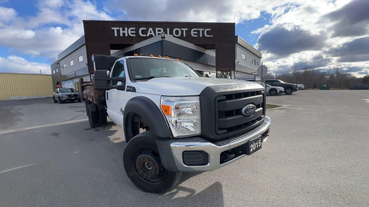 2015 Ford F-550 Chassis XL DUMP TRUCK!! DIESEL, 3 PASSENGER!! Photo2