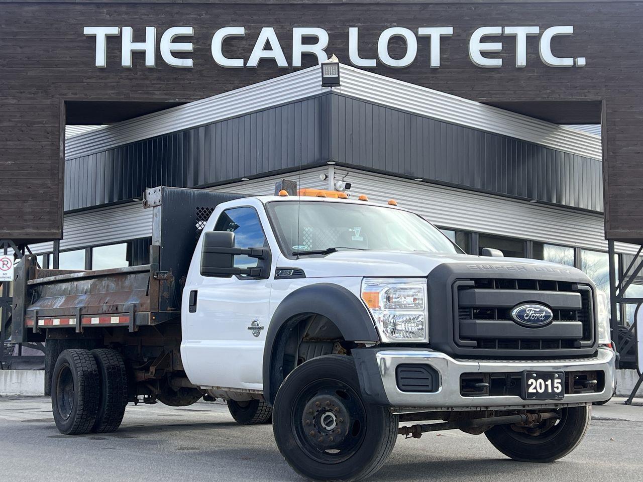 Used 2015 Ford F-550 Chassis XL DUMP TRUCK!! DIESEL, 3 PASSENGER!! for sale in Sudbury, ON