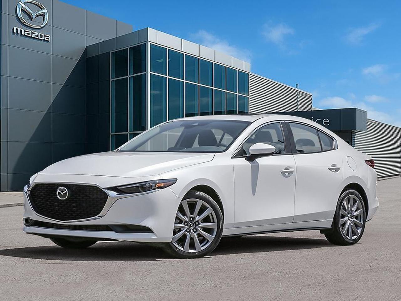<p>The stunning 2026 Mazda Mazda3 GT in a crisp white finish is ready to elevate your driving experience. With its front-wheel-drive system, this sedan offers exceptional handling and responsiveness, making every drive smooth and enjoyable.</p><p>The exterior boasts elegant alloy wheels and a striking design that captures attention on every road. Inside, the black leather seats and leather steering wheel provide a touch of luxury, while features such as a leather gear shifter and leatherette door trim add to the sophisticated ambiance of the interior. Enjoy the great outdoors through the sunroof, and let in the sunlight and fresh air with ease.</p><p>This Mazda3 GT is packed with technology and driver assistance features designed to make your journeys safe and enjoyable. The infotainment system includes a navigation system and smart device integration to keep you connected effortlessly. Safety features like backup camera, lane assist, and adaptive cruise control offer peace of mind, while the heads-up display provides essential information right in your line of sight.</p><p>If you are seeking a vehicle that combines elegance, comfort, and advanced technology, the 2026 Mazda Mazda3 GT is perfect for you. Whether you're a commuter or someone who values a refined driving experience, this model caters to all needs. Contact Cobourg Mazda today to learn more about our exciting offers, including a 3.49% lease APR and special event incentives. Let us assist you in owning this exceptional vehicle.</p>