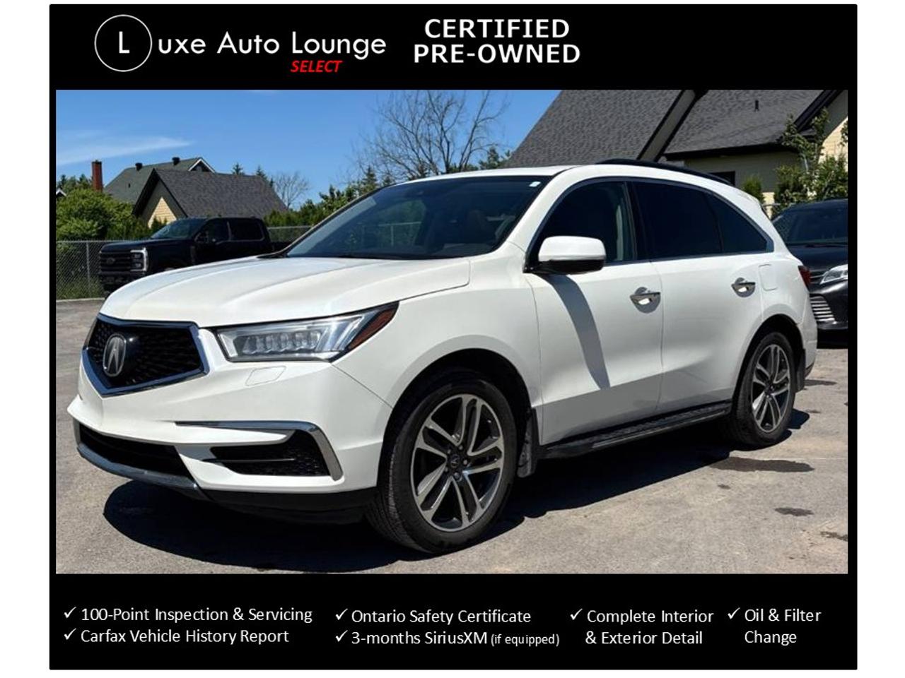 Used 2017 Acura MDX NAVIGATION!! AWD, LEATHER, SUNROOF, HEATED SEATS!! for sale in Orleans, ON