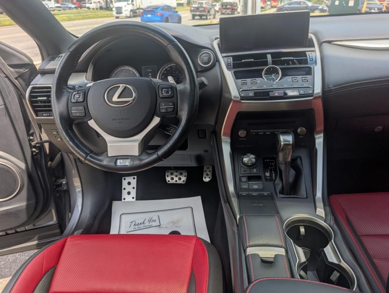 2018 Lexus NX 300 F-SPORT * RED & BLACK LEATHER * SUNROOF * NAVIGATI Photo