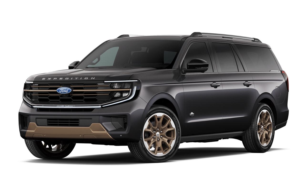 <p>Experience the pinnacle of capability and luxury with the brand new 2027 Ford Expedition King Ranch Max, now available at Fort Motors. This exceptional SUV is engineered to conquer any adventure, from daily commutes to epic road trips, all while enveloping you and your passengers in unparalleled comfort and sophistication. Its commanding presence is matched by its robust performance, powered by the legendary 3.5L EcoBoost V6 engine, ensuring you have the power and confidence to tow, haul, and explore without compromise.</p>
<p>Step inside the meticulously crafted cabin and discover a world of premium materials and thoughtful design. The King Ranch Max trim elevates your driving experience with features designed for both convenience and indulgence. Whether youre navigating busy city streets or venturing off the beaten path, the Expedition King Ranch Max is your ultimate partner, offering a seamless blend of rugged utility and refined elegance that sets it apart.</p>
<p>Here are five of the most exciting features of this new 2027 Ford Expedition King Ranch Max:</p>
<ul>
<li><strong>Panoramic Vista Roof:</strong> Immerse yourself in the open sky with the expansive 1st and 2nd-row sunroof, featuring power sunshades for customizable light and an express open/close function for effortless enjoyment.</li>
<li><strong>King Ranch Premium Del Rio Leather Captains Chairs:</strong> Sink into the luxurious comfort of Mesa-colored, premium Del Rio leather-trimmed heated and ventilated captains chairs, offering exceptional support and a touch of Western-inspired elegance.</li>
<li><strong>Ford Co-Pilot360™ Active 2.0:</strong> Drive with enhanced peace of mind thanks to a suite of advanced driver-assist technologies, including Collision Mitigation-Front, Automatic High Beams, and Intersection Assist, designed to keep you and your loved ones safe.</li>
<li><strong>22" Sinister Bronze Diamond Cut Machined Face Aluminum Wheels:</strong> Make a bold statement with these striking wheels, adding a distinctive and rugged aesthetic that perfectly complements the Expeditions commanding presence.</li>
<li><strong>Class IV Towing Equipment:</strong> Be ready for any challenge with the integrated Class IV towing package, complete with a hitch, brake controller, and trailer sway control, empowering you to tow with confidence and ease.</li>
</ul>
<p><strong><em>Powered by AutoIntelligence™</em></strong></p>
<p>Vehicle information has been generated using artificial intelligence and is provided for informational purposes only. While efforts are made to ensure accuracy, please confirm all details directly with the dealer.</p>
