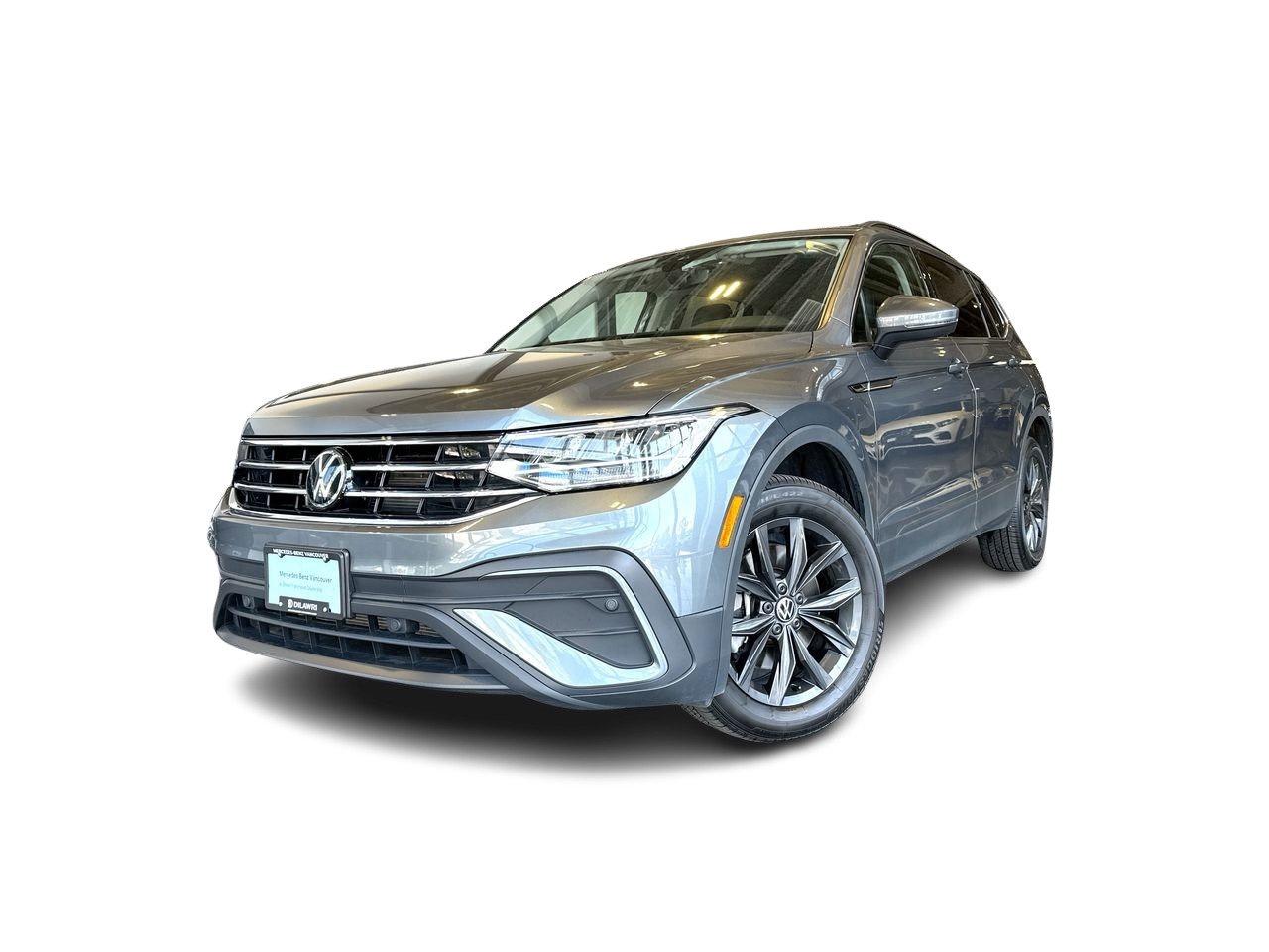 AWD.

Odometer is 29680 kilometers below market average!

2024 Volkswagen Tiguan Comfortline Platinum Gray Metallic 8-Speed Automatic 2.0L TSI AWD



Discover Your Next Vehicle at Mercedes-Benz Vancouver &ndash; Where Quality Meets Confidence.

With over 50 years of serving the Vancouver community, Mercedes-Benz Vancouver is your trusted source for premium used vehicles. Were proud to be named one of AutoTraders Best Price Dealers of 2024, a reflection of our commitment to fairness, transparency, and outstanding value.

No Surprises, Just Great Pricing

We use live market data to ensure every car is priced to sell, with no additional fees or gimmicks. What you see is what you pay &mdash; just add taxes. Our advertised price includes all fees up front.

Every Vehicle Reconditioned to Perfection

Each vehicle undergoes a thorough inspection and reconditioning by our certified technicians, so you can drive away with total peace of mind. Free CarFax reports and maintenance history are provided when available.

Tailored Financing & Leasing Options

Our in-house finance team will help you find the perfect plan, whether youre buying or leasing. Well make your dream car a reality with competitive rates and flexible options.

Visit Us Today

Were located just minutes from downtown Vancouver at 550 Terminal Avenue. Enjoy complimentary valet parking and a stress-free showroom experience.

Ready to drive something exceptional?

Contact us now or book your test drive online. Your next car is just a call or click away!



<iframe src=//www.youtube.com/embed/oxNXXy4ODYk width=560 height=314 allowfullscreen=allowfullscreen></iframe>