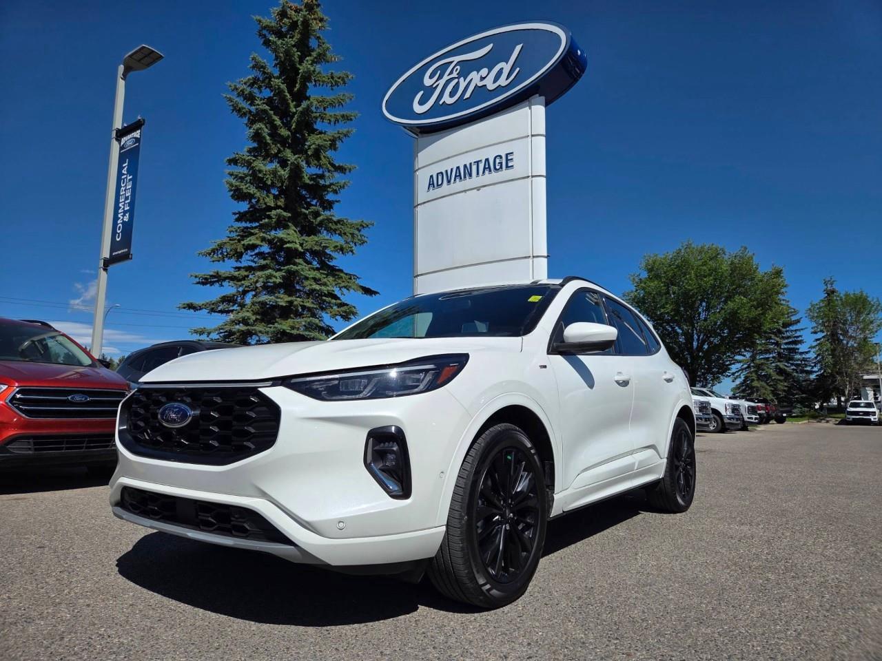 <p>This 2023 Ford Escape ST-Line Elite AWD Hybrid combines impressive fuel economy with all-wheel-drive confidence, while features like navigation, a head-up display, B&O audio, remote start, and advanced driver-assist technology elevate every drive. Efficient, refined, and loaded with premium features.</p>