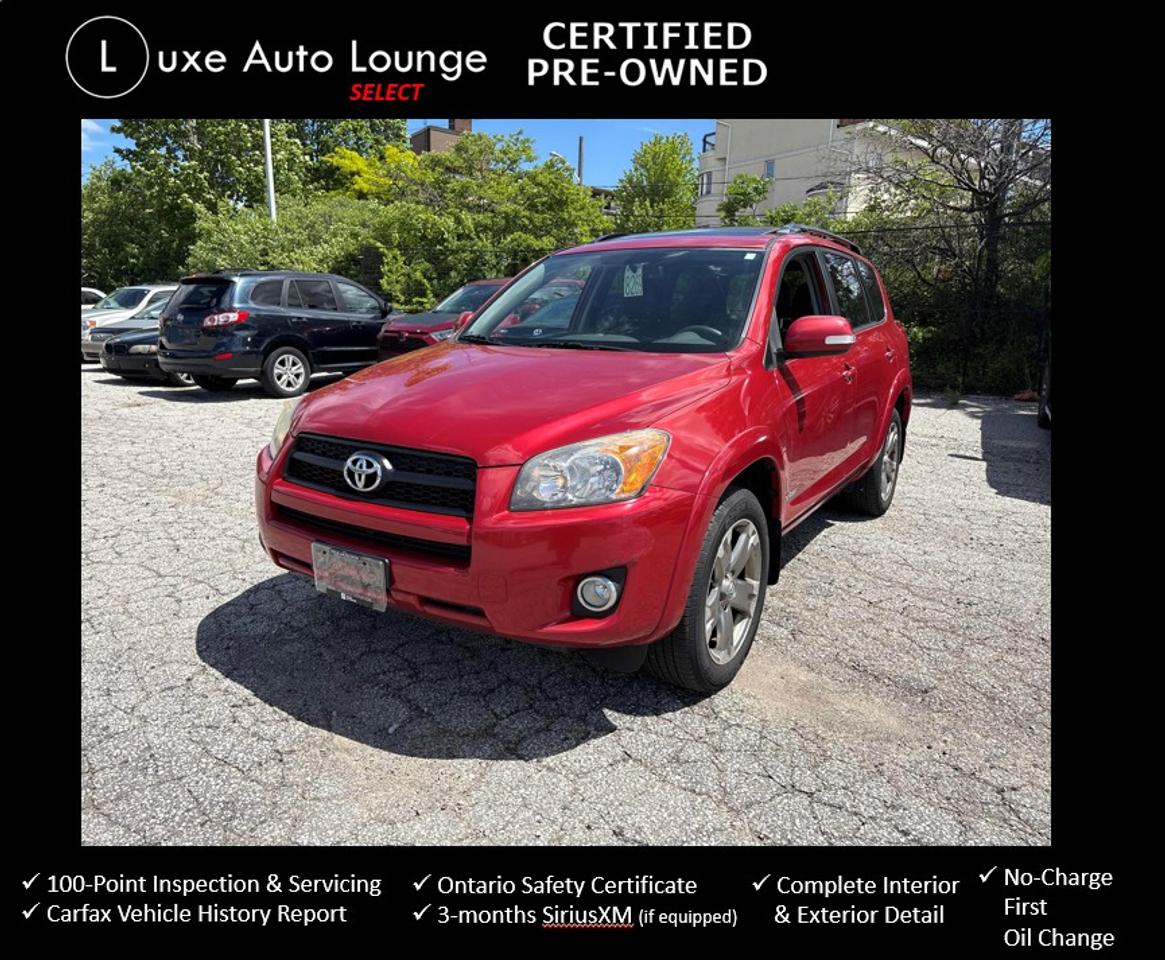 2011 Toyota RAV4 ONE OWNER! DEALER SERVICED, SUNROOF, 4WD, LEATHER!