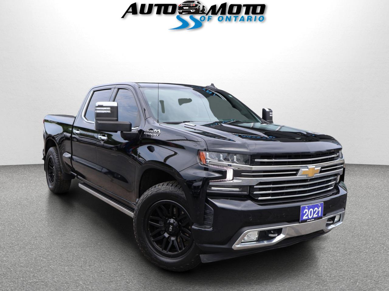 2021 Chevrolet Silverado 1500 HIGH COUNTRY CREW 4WD DURAMAX DIESEL CAMERA NAV BLUETOOTH LEATHER HEATED SEATS SUNROOF CRUISE ALLOYS - Photo #1