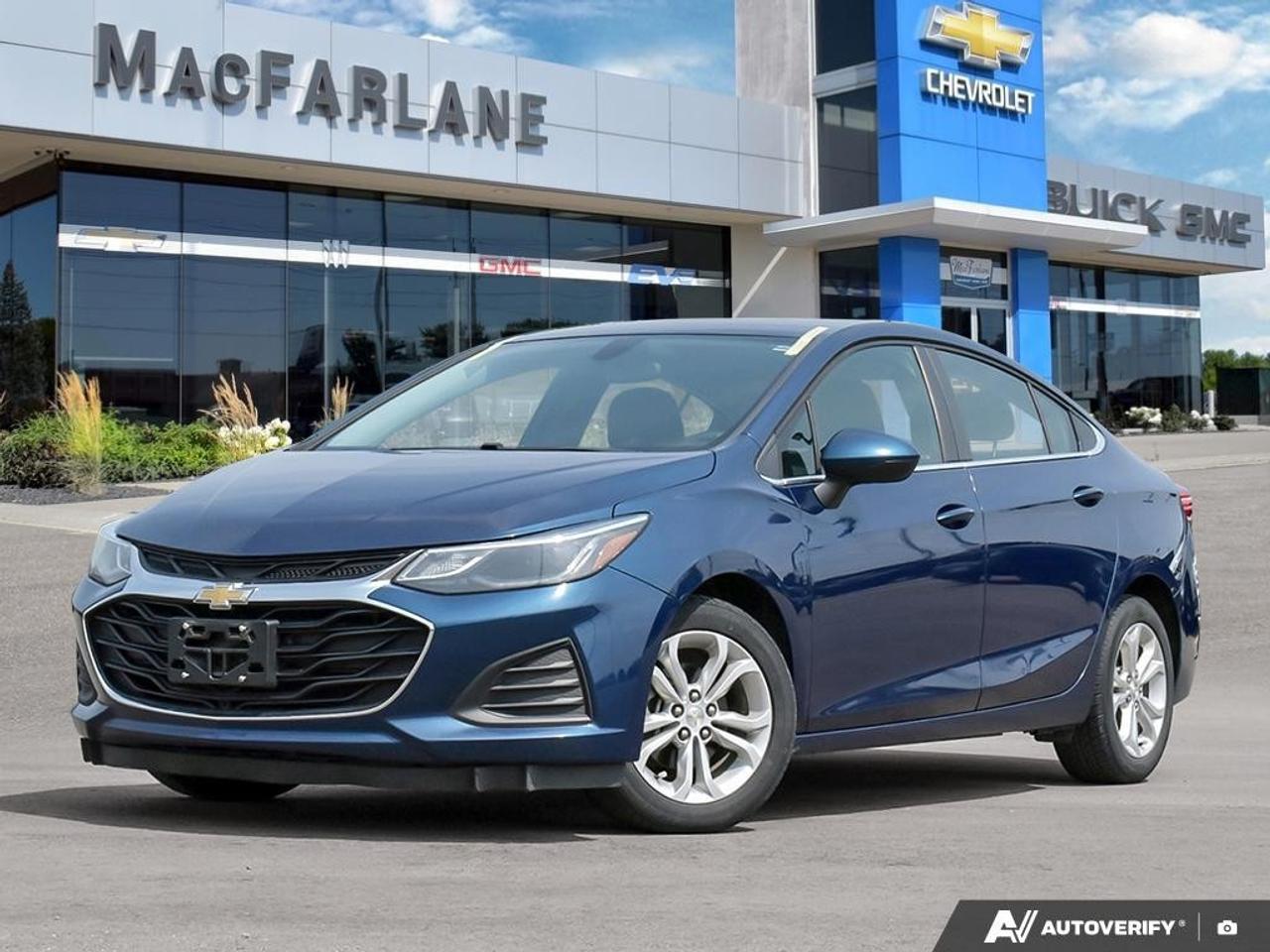 <p>Enjoy efficient performance, modern connectivity and everyday practicality in this <strong>2019 Chevrolet Cruze LT Sedan Front-Wheel Drive</strong>. Available at MacFarlane Chevrolet Buick GMC in Petrolia, Ontario, this pre-owned compact sedan is an excellent choice for commuting, first-time vehicle ownership, family transportation and highway travel.</p><p>The VIN identifies this vehicle as a <strong>2019 Chevrolet Cruze LT</strong> with an automatic transmission. Under the hood, the Cruze features a <strong>1.4L turbocharged four-cylinder gasoline engine</strong> producing 153 horsepower. Paired with a smooth six-speed automatic transmission, it delivers responsive performance and impressive efficiency for daily driving.</p><p>Inside, the Cruze offers comfortable seating for five, convenient storage and a practical rear seat that can be folded to accommodate larger items. The Chevrolet Infotainment System features a <strong>7-inch touchscreen with Apple CarPlay and Android Auto compatibility</strong>, allowing easy access to compatible music, navigation, calls and messages.</p><p>A rear-view camera, electronic stability control, traction control and anti-lock brakes help provide additional confidence during everyday driving.</p><p>Visit MacFarlane Chevrolet Buick GMC to explore this <strong>used 2019 Chevrolet Cruze LT for sale near Sarnia, Strathroy, London and throughout Lambton County</strong>. Contact our sales team today to schedule your test drive.</p>
