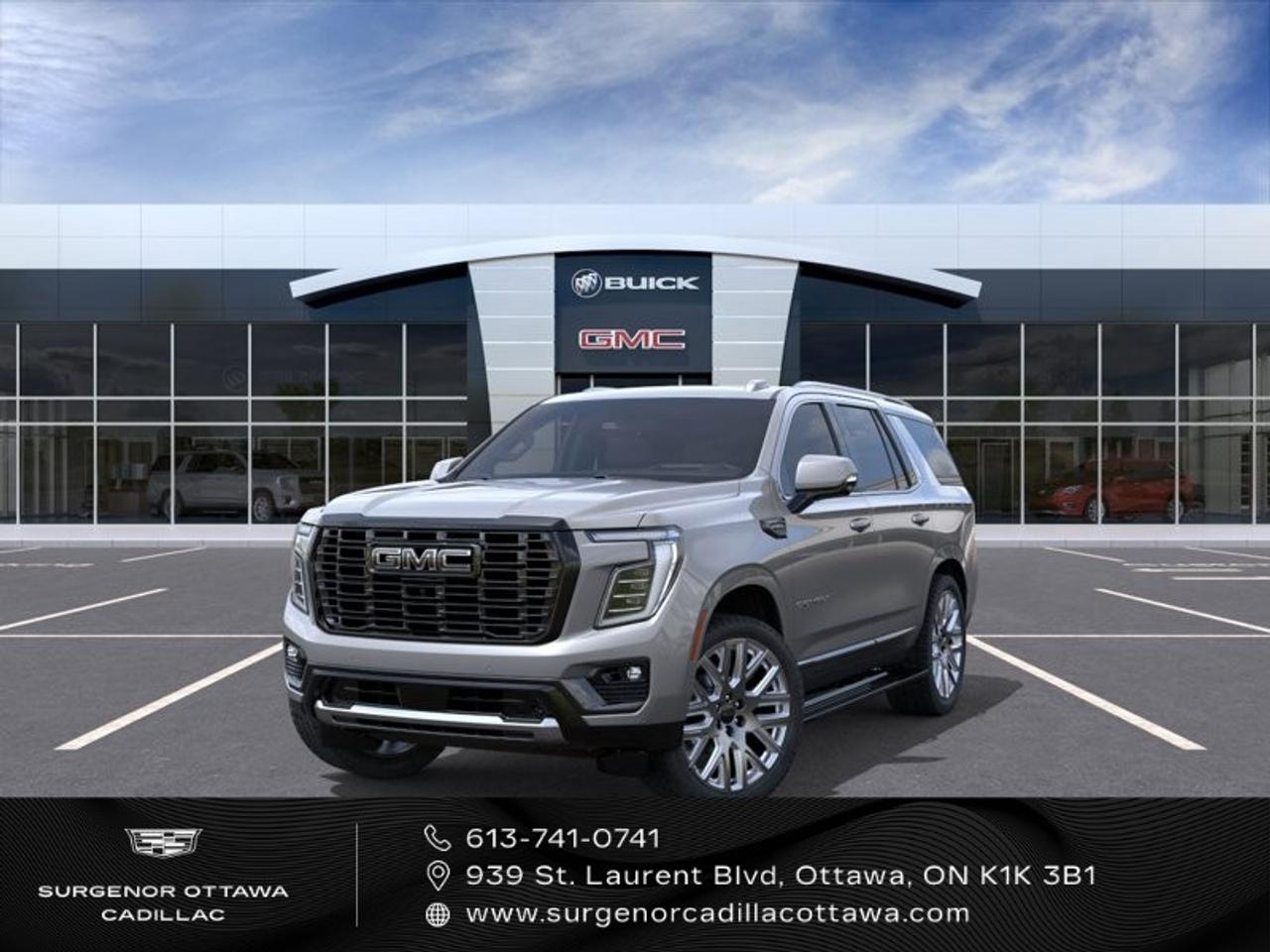 <p>Experience the all-new 2026 GMC Yukon Denali Ultimate, in a stunning gray finish combined with a 4x4 drivetrain for unparalleled handling and performance. The Yukon stands as an epitome of style and power with its commanding presence on the road.</p> <p>Step inside to a lavish brown interior featuring premium Woodland Mahogany full-grain leather seats designed for unparalleled comfort. The spacious SUV ensures versatility with a third-row seat while the sunroof and power windows further enhance your driving experience. The Yukon is equipped with automatic parking and running boards for added convenience.</p> <p>Embrace cutting-edge technology with the 16.8" diagonal Premium GMC Infotainment System, featuring Google built-in compatibility, a color touch-screen, multiple driver profiles, and a wi-fi hotspot, setting a new standard in connectivity. Safety is paramount with included features like adaptive cruise control, lane assist, and a series of airbags. Driver assistance options such as a backup camera and parking sensors are designed to make every journey a safer one.</p> <p>This GMC Yukon Denali Ultimate is perfect for families and adventurers who seek luxury and functionality. Reach out to Surgenor Chevrolet Buick GMC Cadillac to learn more about this exceptional SUV and explore the opportunities for an exceptional driving experience.</p>