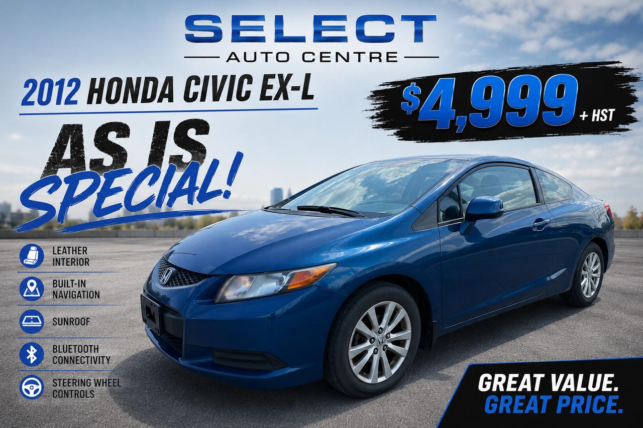 Blue 2012 Honda Civic Coupe Coupe Front-Wheel Drive Automatic