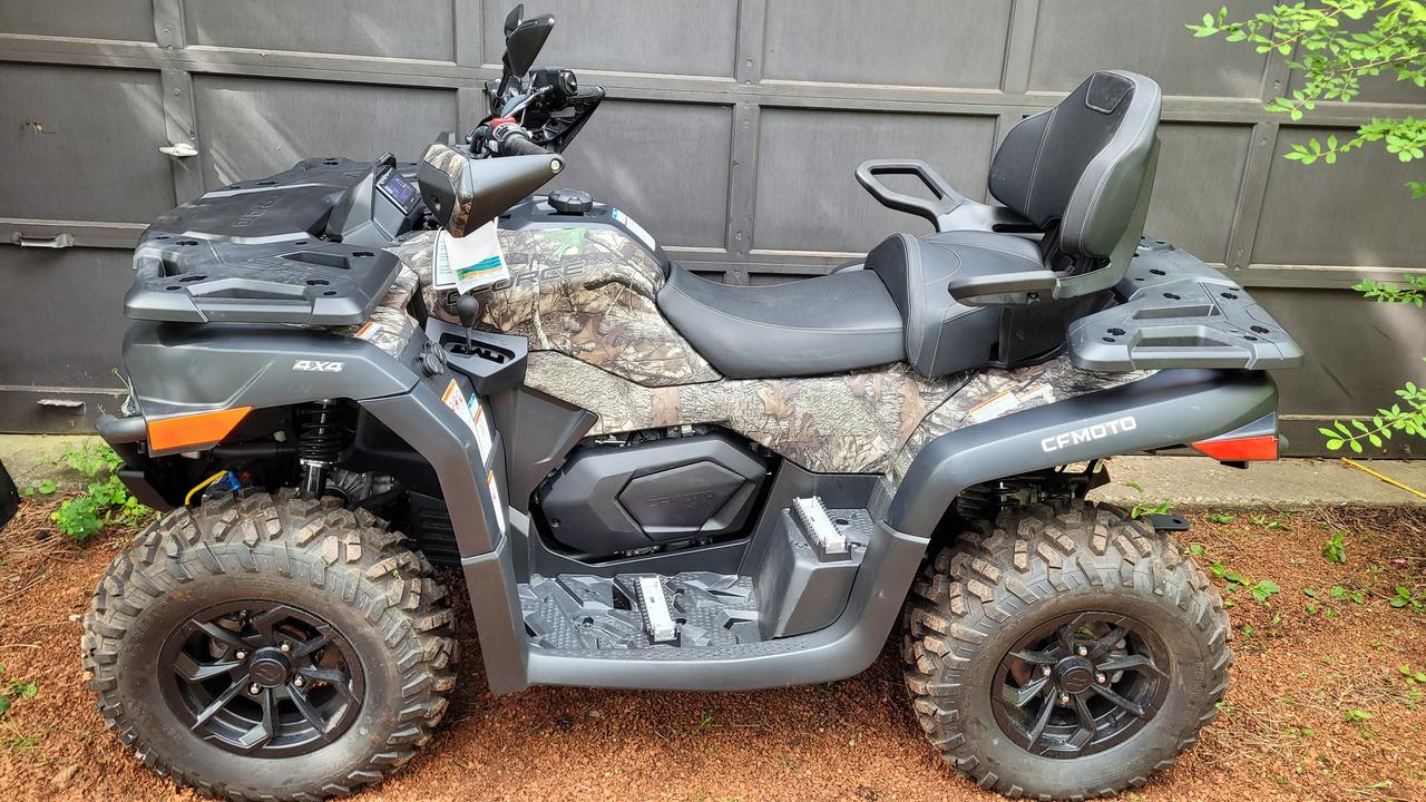 <p>Forest Camo&nbsp;</p><p>One Owner Financing Available & Trade-ins Welcome!</p><p>The best thing about hunting, fishing, camping, or even working is getting there, especially when youre riding a CFORCE 600. This ATV embodies the versatility, reliability and excitement that a CFORCE provides. The TOURING model allows you to have a passenger ride to share the adventure!</p><p>The 2024 CFMOTO CFORCE 600 Touring is widely available through Canadian powersports dealerships, featuring a base manufacturer starting MSRP of $11,399.00 up to $12,649.00 total MSRP (inclusive of freight, preparation, and commodity surcharges). The Touring model is uniquely built to accommodate a secondary passenger comfortably with an extended wheelbase and integrated passenger backrest.</p><p>Vehicle Specifications The 2024 CFORCE 600 Touring standard configuration offers high-utility components out of the box: Engine Power: 580cc liquid-cooled single-cylinder engine pushing 45 HP. Handling: Electronic Power Steering (EPS) with a dual A-arm independent suspension system. Recovery Tech: Heavy-duty 3,500 lb electric winch factory installed. Transmission: CV Tech-IBC automatic variable transmission (featuring High, Low, Neutral, Reverse, and Park).</p>