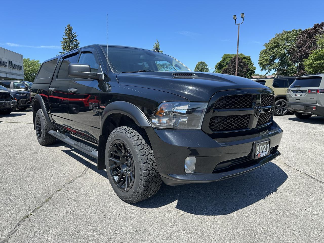 <p>This Truck stands out from the crowd without sacrificing legendary capability. With its iconic, aggressive body colored grill and sporty front facia this Express takes the classic Ram look and dials it up with some tasteful upgrades.&nbsp;</p>