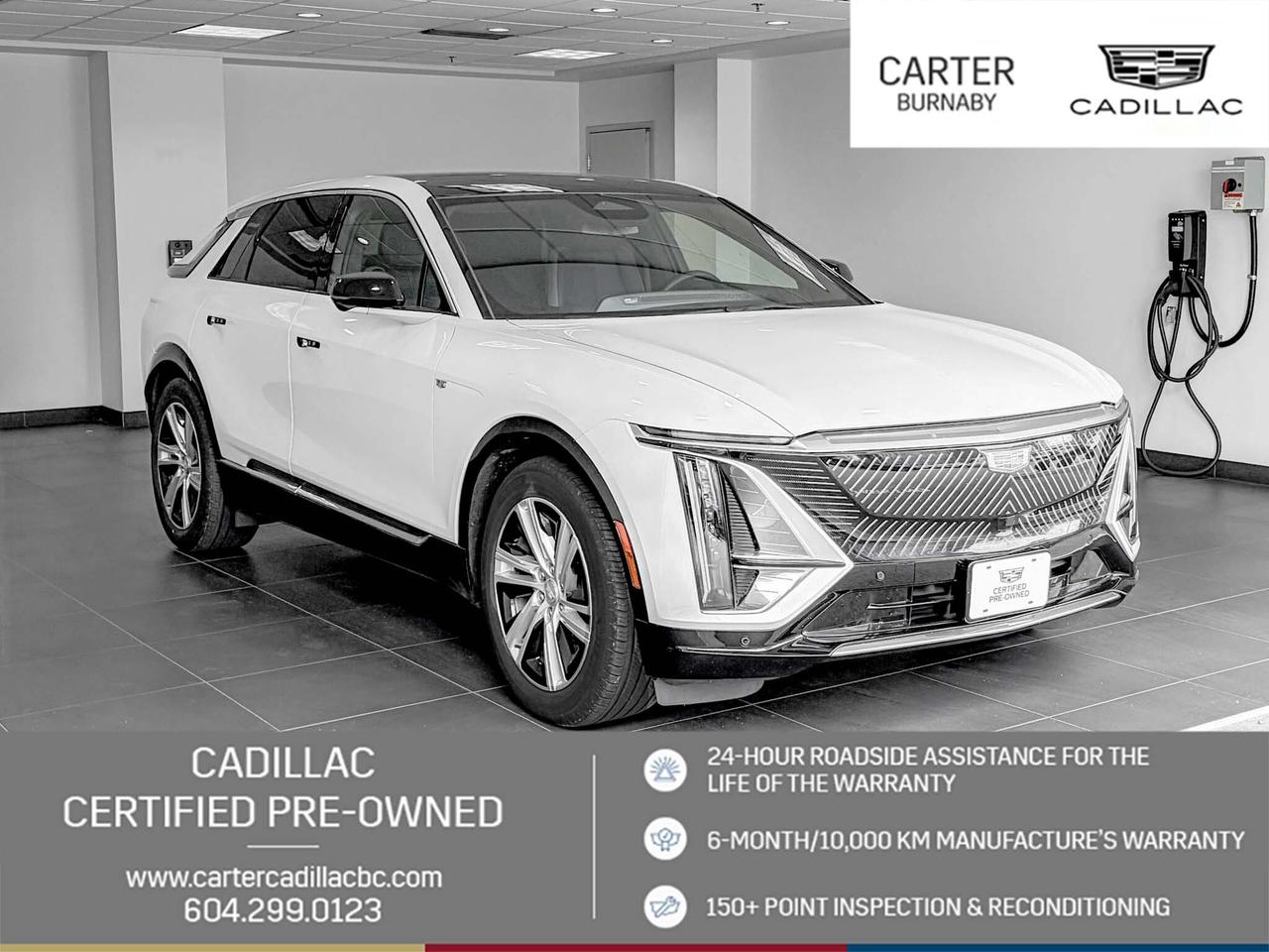 Used 2024 Cadillac LYRIQ TECH RWD | Up to 505 km range/Pwr seats & liftgate for sale in Burnaby, BC