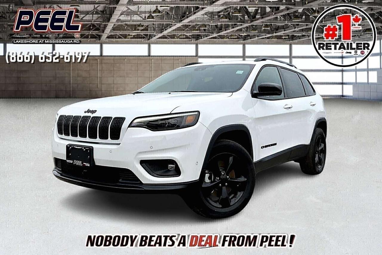 COME SEE WHY NOBODY BEATS A DEAL FROM PEEL! Your Source for ALL make and models used cars and trucks. Canadas #1 Stellantis Retailer for 8 years & counting!! 2022 Jeep Cherokee Altitude 4X4 | 2.4L I-4 | Bright White | Elite Group | Premium Leather-faced Bucket Seats | Heated & Ventilated Seats | Dual-pane Panoramic Sunroof | Uconnect 8.4" Touchscreen w/ Navigation | Alpine Premium Audio System | Heated Steering Wheel | Remote Start | Hands-free Power Liftgate | Apple CarPlay & Android Auto | Selec-Terrain Traction Management System | Adaptive Cruise Control | Lane Keep Assist | Forward Collision Warning | Parallel & Perpendicular Park Assist | Front & Rear Parking Sensors | Blind Spot Monitoring | Dual-zone Automatic Climate Control *** EXCLUSIVE COMPANY DEMO *** Our Exclusive Company Demos offer an incredible opportunity to own nearly new vehicles at a fraction of the price. These units are meticulously maintained in-house, lightly driven for test drives, and come with premium features. Enjoy a well-cared-for vehicle with low mileage and great savings. The 2022 Jeep Cherokee Altitude 4X4 in Bright White offers a premium blend of comfort, technology, and capability. Powered by a 2.4L I-4 engine, it comes with the Elite Group, featuring heated and ventilated premium leather-faced bucket seats and a heated steering wheel for ultimate comfort. The dual-pane panoramic sunroof adds a touch of luxury, while the Uconnect 8.4" touchscreen with navigation, Alpine Premium Audio System, Apple CarPlay, and Android Auto ensure a connected drive. Safety features include adaptive cruise control, lane keep assist, forward collision warning, blind spot monitoring, and parallel & perpendicular park assist, providing peace of mind on every journey. With a hands-free power liftgate, remote start, Selec-Terrain Traction Management System, and dual-zone automatic climate control, this Cherokee is fully equipped to handle any adventure with ease. ______________________________________________________ Engage & Explore with Peel Chrysler: Whether youre inquiring about our latest offers or seeking guidance, 1-866-652-6197 connects you directly. Dive deeper online or connect with our team to navigate your automotive journey seamlessly. WE TAKE ALL TRADES & CREDIT. WE SHIP ANYWHERE IN CANADA! OUR TEAM IS READY TO SERVE YOU 7 DAYS! *FREE CarFax (click the link above to check it out at no cost to you!)* ______________________________________________________ Peel Chrysler  A Trusted Destination: Based in Port Credit, Ontario, we proudly serve customers from all corners of Ontario and Canada including Toronto, Oakville, North York, Richmond Hill, Ajax, Hamilton, Niagara Falls, Brampton, Thornhill, Scarborough, Vaughan, London, Windsor, Cambridge, Kitchener, Waterloo, Brantford, Sarnia, Pickering, Huntsville, Milton, Woodbridge, Maple, Aurora, Newmarket, Orangeville, Georgetown, Stouffville, Markham, North Bay, Sudbury, Barrie, Sault Ste. Marie, Parry Sound, Bracebridge, Gravenhurst, Oshawa, Ajax, Kingston, Innisfil and surrounding areas. On our website www.peelchrysler.com, you will find a vast selection of new vehicles including the new and used Ram 1500, 2500 and 3500. Chrysler Grand Caravan, Chrysler Pacifica, Jeep Cherokee, Wrangler and more. All vehicles are priced to sell. We deliver throughout Canada. website or call us 1-866-652-6197.  Your Journey, Our Commitment: Beyond the transaction, Peel Chrysler prioritizes your satisfaction. While many of our pre-owned vehicles come equipped with two keys, variations might occur based on trade-ins. Regardless, our commitment to quality and service remains steadfast. Experience unmatched convenience with our nationwide delivery options. All advertised prices are for cash sale only. Optional Finance and Lease terms are available. A Loan Processing Fee of $499 may apply to facilitate selected Finance or Lease options. If opting to trade an encumbered vehicle towards a purchase and require Peel Chrysler to facilitate a lien payout on your behalf, a Lien Payout Fee of $299 may apply. Contact us for details.