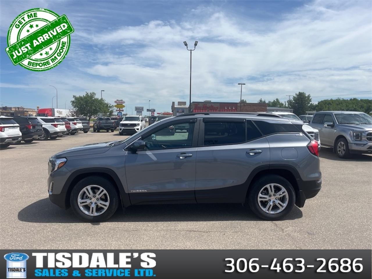 Used 2021 GMC Terrain SLE  - Heated Seats -  Remote Start for sale in Kindersley, SK