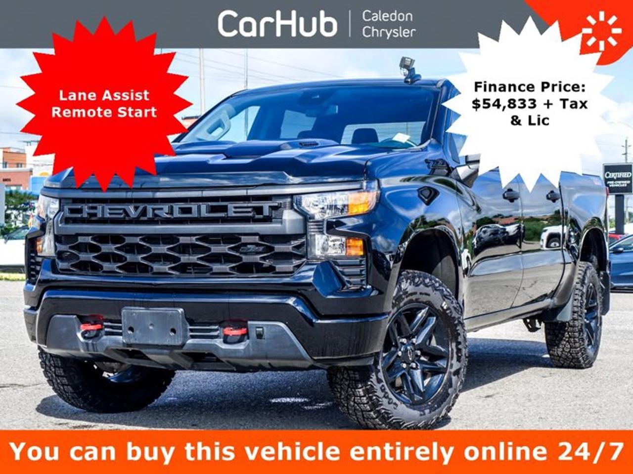 2026 Chevrolet Silverado 1500 Custom Trail Boss Crew Cab Z71 147" 6 Passenger 2.7L TurboMax | 2-Inch Factory Lift | Dark Essentials Package | Premium Floor Mats Photo