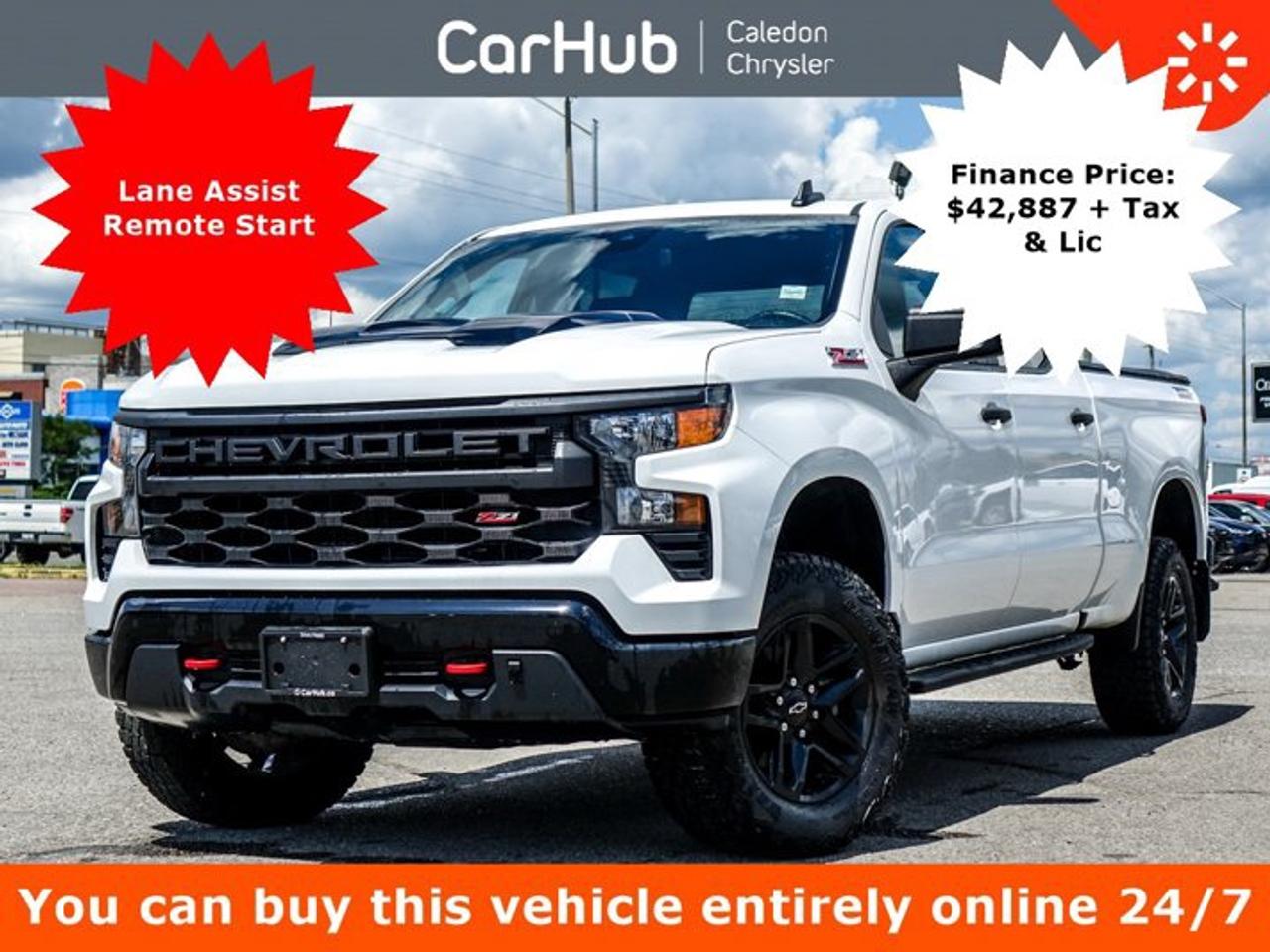 2024 Chevrolet Silverado 1500 Custom Trail Boss Crew Cab 157" Z71 2.7L TurboMax | 2-Inch Factory Lift | Premium Running Boards nearly $3,000 in factory options Photo0