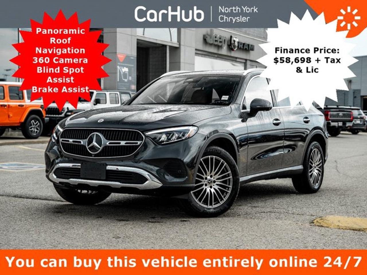 2026 Mercedes-Benz GLC 300 4MATIC 300 Panoroof Navigation 360 Camera Blind Spot Brake Assist Photo0