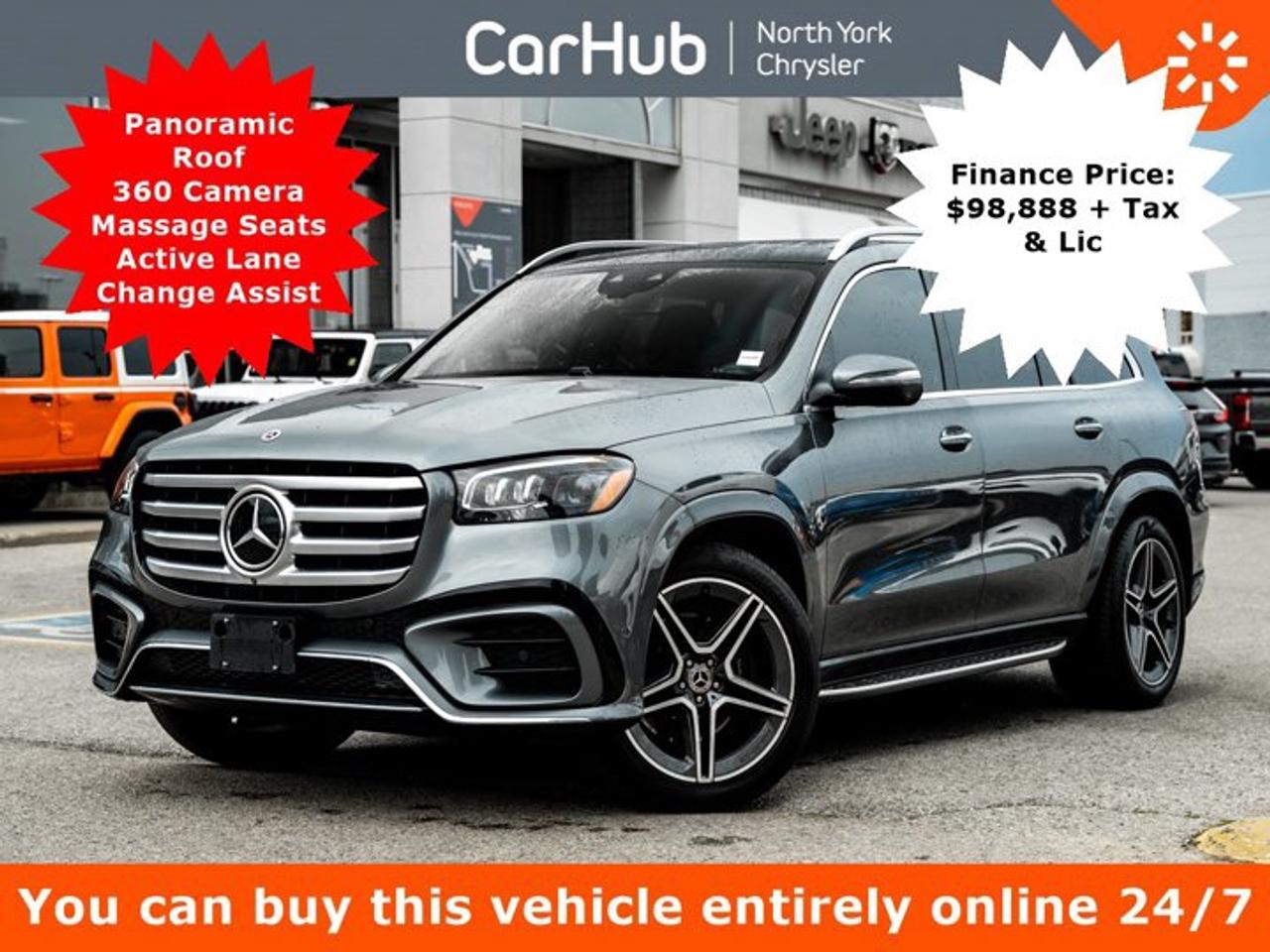 2025 Mercedes-Benz GLS450 4MATIC Panoroof 360 Cam Massage Seats Active Lane Change Assist Photo0