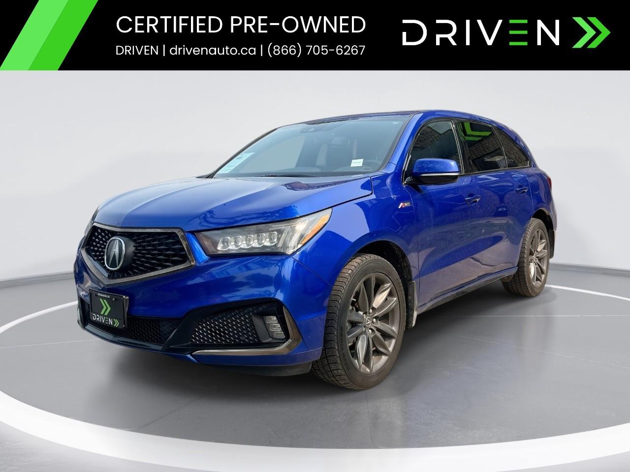 <p><strong>SPECIAL FINANCE PRICE: $25,995</strong></p><p><strong>CASH PRICE: $27,995</strong></p><p><span style=color:rgb( 0 , 0 , 0 )>Luxury, performance, and versatility come together in this stunning </span><strong>2019 Acura MDX</strong><span style=color:rgb( 0 , 0 , 0 )>finished in </span><strong>Obsidian Blue Pearl</strong><span style=color:rgb( 0 , 0 , 0 )>. Loaded with premium features including </span><strong>SH-AWD, panoramic sunroof, heated & ventilated leather seats, heated second-row seats, navigation, Apple CarPlay & Android Auto, ELS Studio premium audio, wireless charging, 360° surround-view camera, head-up display, remote start, and striking A-Spec styling</strong><span style=color:rgb( 0 , 0 , 0 )>. Drive with confidence thanks to </span><strong>AcuraWatch safety</strong><span style=color:rgb( 0 , 0 , 0 )>, featuring Adaptive Cruise Control, Lane Keeping Assist, Blind Spot Monitoring, Rear Cross Traffic Monitor, Collision Mitigation Braking, Road Departure Mitigation, and front & rear parking sensors.</span></p> <p><span style=color:black>This vehicle is in<strong>excellent showroom condition</strong>and backed by the<strong>DRIVEN Certified Advantage Program</strong>for complete peace of mind.</span></p><p><span style=color:black><strong>INSPECTION & CERTIFICATION</strong></span></p><p><span style=color:black>This vehicle has undergone a<strong>comprehensive 150-point inspection</strong>by licensed in-house mechanics, assessing its cosmetic, mechanical, and safety condition. It comes<strong>DRIVEN Certified</strong>, which includes our<strong>30-Day / 2,500KM Vehicle Assurance Program</strong>covering any mechanical issues within that period.</span></p><p><span style=color:black><strong>DRIVEN CERTIFIED ADVANTAGE PROGRAM  INCLUDED FOR ALL BUYERS</strong></span></p><p><span style=color:black> 30-Day / 2,500KM Vehicle Assurance Program  Ontario-wide delivery available  Free Carfax Vehicle History Report  Access to Industry-Leading Warranty & GAP Programs  WALKAWAY Protection Available  Fresh Oil Change & New Cabin Air Filter  Meticulously Reconditioned & Professionally Detailed Vehicles</span></p><p><span style=color:black><strong>FINANCING AVAILABLE</strong></span></p><p><span style=color:black>All credit types are welcome! Whether youre a<strong>first-time buyer</strong>,<strong>newcomer to Canada</strong>, or<strong>rebuilding credit</strong>, our<strong>Equifax Certified Finance Team</strong>works to secure your best approval.</span></p><p><span style=color:black>Special Financing Programs are available for an additional<strong>$999</strong>, covering the expert services we provide to secure the<strong>lowest rates, best approvals, and most flexible terms</strong>.</span></p><p><span style=color:black>The<strong>Special Finance Price</strong>reflects a dealer discount and is available only when financing is arranged through<strong>DRIVEN</strong>, on approved credit (O.A.C.). Customers paying cash or using outside financing will pay the full<strong>cash price</strong>listed above.</span></p><p><span style=color:black><strong>CONVENIENCE & EXPERIENCE</strong></span></p><p><span style=color:black> State-of-the-Art Facility in Newmarket, ON  Hundreds of 5-Star Google Reviews  Recognized for expertise and trust  Transparent, Pressure-Free Consultations  Top Dollar for Trades  Well buy your vehicle even if you dont buy ours</span></p><p><span style=color:black><strong>ABOUT DRIVEN</strong></span></p><p><span style=color:black><strong>DRIVEN</strong> Anything but your typical dealership. Your one-stop destination for<strong>buying, selling, and servicing vehicles</strong>, built on transparency, trust, and a people-first approach.</span></p><p><span style=color:black>Visit us today at<strong>220 Mulock Drive, Newmarket, ON L3Y 9B7</strong> Or explore our full inventory and get<strong>pre-approved in minutes</strong>with<strong>no credit impact</strong>at</span><a target=_blank rel=noopener noreferrer nofollow href=http://www.drivenauto.ca><span style=color:blue>www.drivenauto.ca</span></a></p><p><span style=color:black>In accordance with<strong>OMVIC regulations</strong>, the listed<strong>cash price</strong>is the total all-in price excluding taxes and licensing. The<strong>Special Financing Price</strong>reflects dealer incentives available only when financing is arranged through DRIVEN (O.A.C.).</span></p><p><span style=color:black>***Although every effort is made to ensure accuracy, we are not responsible for any errors or omissions. Prices and availability may change without notice. Please call or email us directly to confirm details.***</span></p>