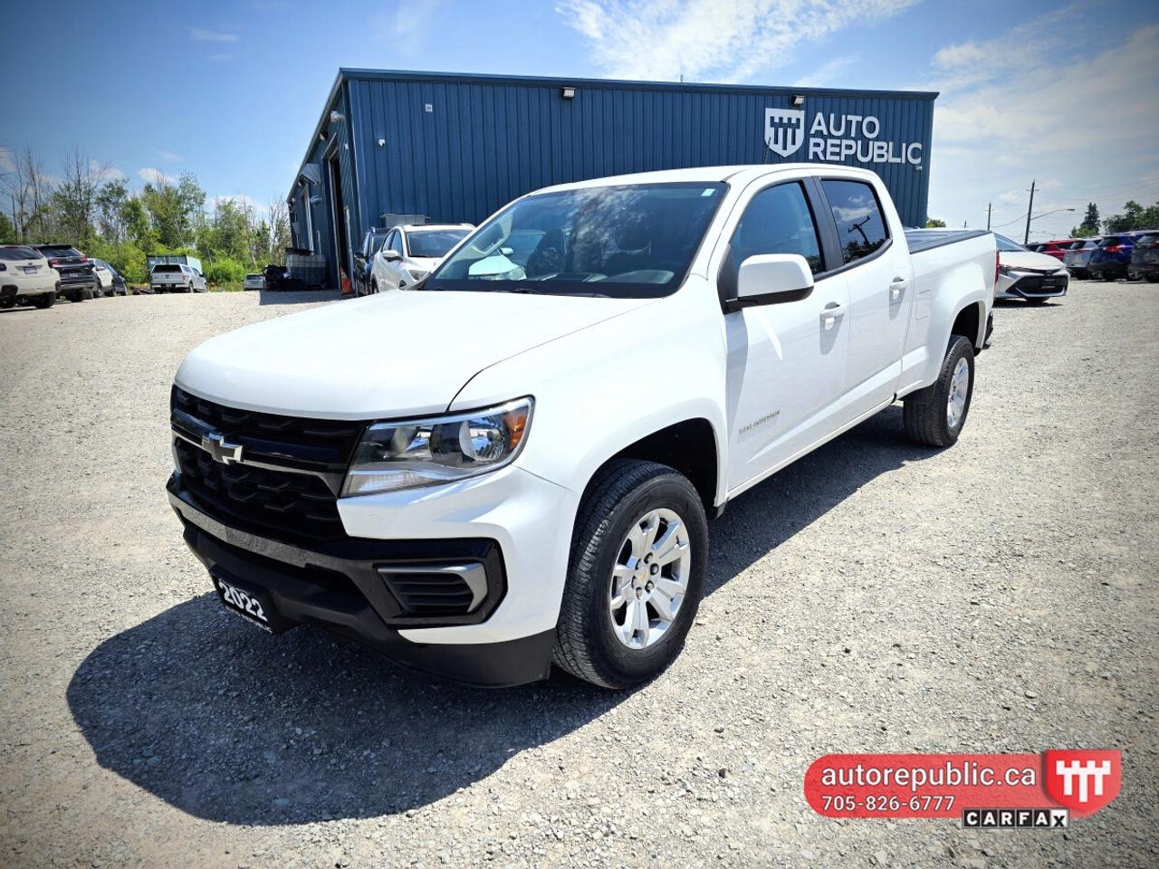 Very clean, one owner crew cab truck. Comes safety certified with no extra charge. <br/> No admin fees or omvic fees. Same price - pay cash or finance. Only HST and licensing is extra, <br/> <br/> <br/> Link to Youtube Walkaround video: <br/> https://www.youtube.com/watch?v=Ijn87VHiqrY <br/> <br/> <br/> Please call 705-826-6777 for appointments <br/> www.autorepublic.ca <br/> <br/> <br/> Available extended warranty up to 48 months <br/> <br/> <br/> Financing is available <br/> <br/> <br/> Tax and Licensing extra <br/> <br/> <br/> Trade-ins are welcome! <br/> <br/> <br/> No Hidden Fees or Admin Fees! <br/> <br/> <br/> Do not hesitate to contact us with any questions. <br/> <br/> <br/> Please call us at 705-826-6777 for more details. <br/> www.autorepublic.ca <br/> <br/> <br/> AUTO REPUBLIC <br/> Quality Certified Pre-Owned Vehicles <br/> 5 Courtland st, Ramara, ON, L3V1A4 <br/>