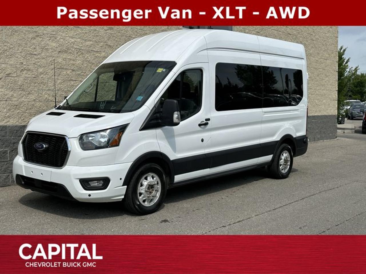 Recent Arrival!Ask for the Internet Department for more information or book your test drive today! Call 403-256-4960 for fast answers at your fingertips! Disclaimer: All prices are plus taxes. See dealer for details. AMVIC Licensed Dealer # B2020028.2024 Transit-350 10-Speed Automatic with Overdrive AWD Transit-350 XLT, 3.5L V6 Flex Fuel, AWD, 4.10 Limited-Slip Axle Ratio, 8 Speakers, Air Conditioning, Front Bucket Seats, Wheels: 16 Sparkle Silver Alloy.